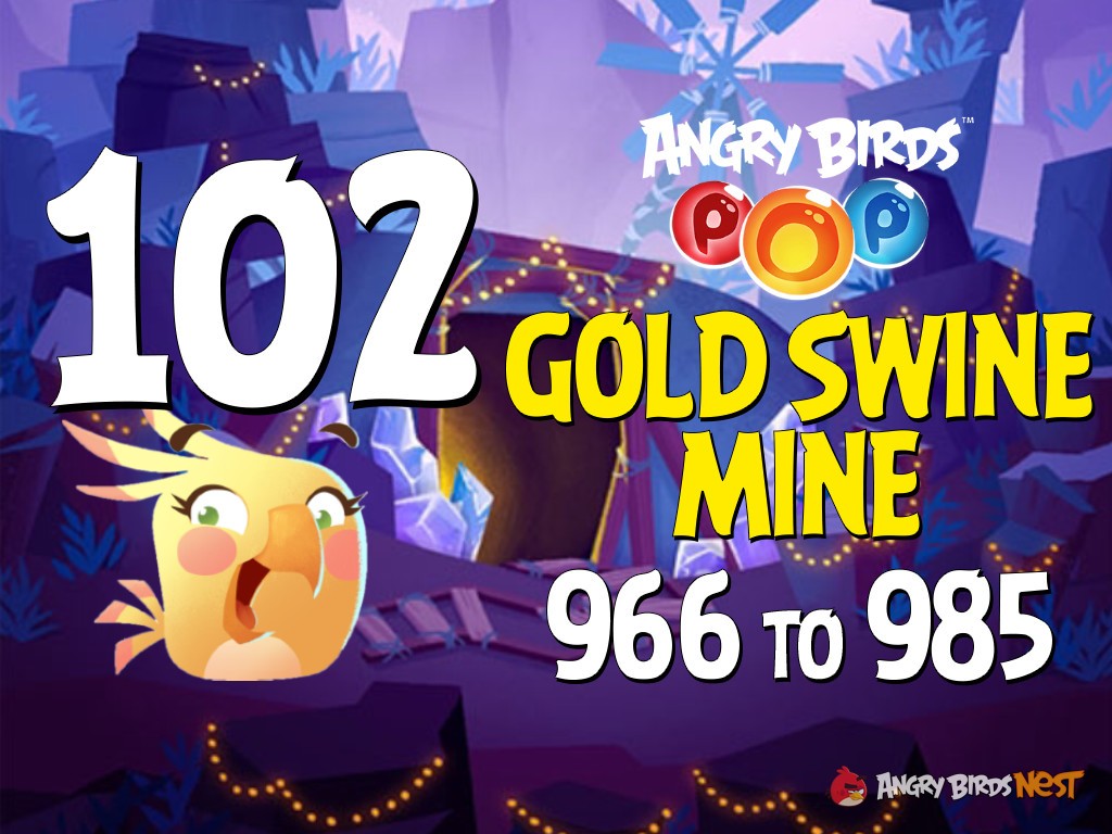 Angry-Birds-POP-Part-102-Levels-966-to-985-Gold-Swine-Mine