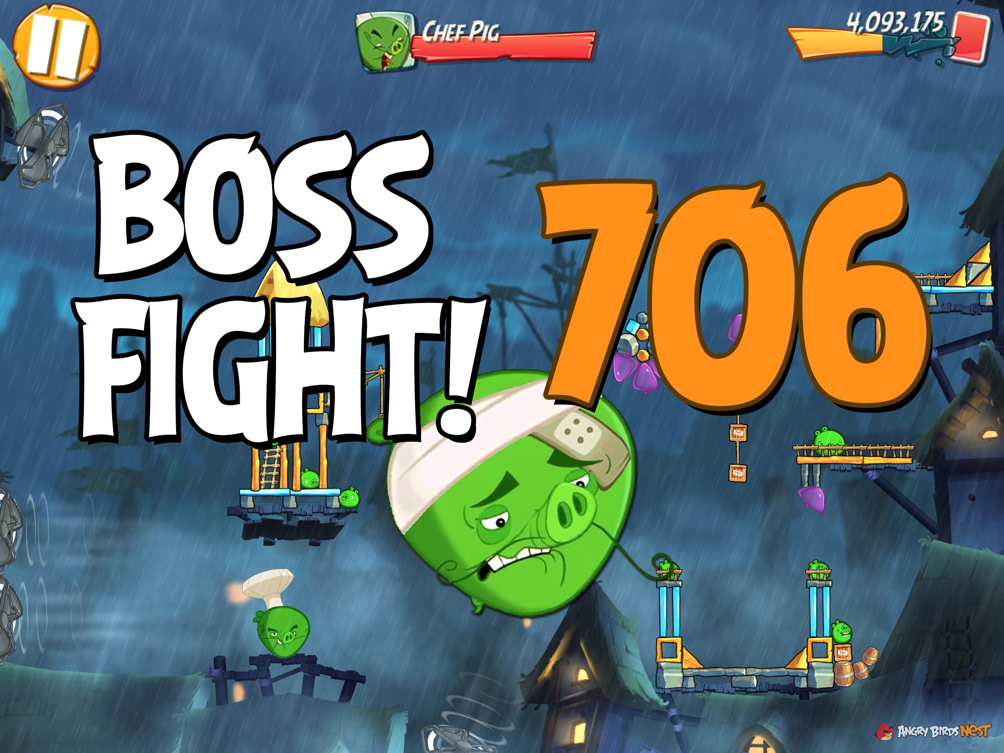 Angry Birds 2 Boss Fight Level 706