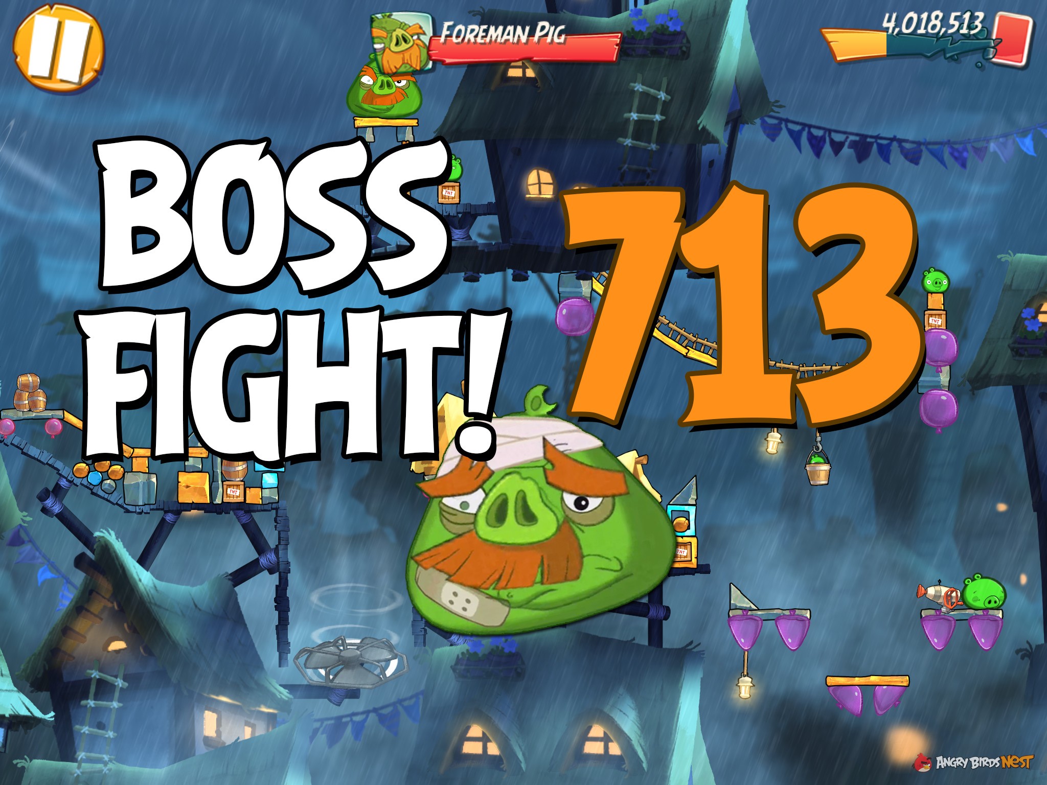 Angry Birds 2 Boss Fight Level 713