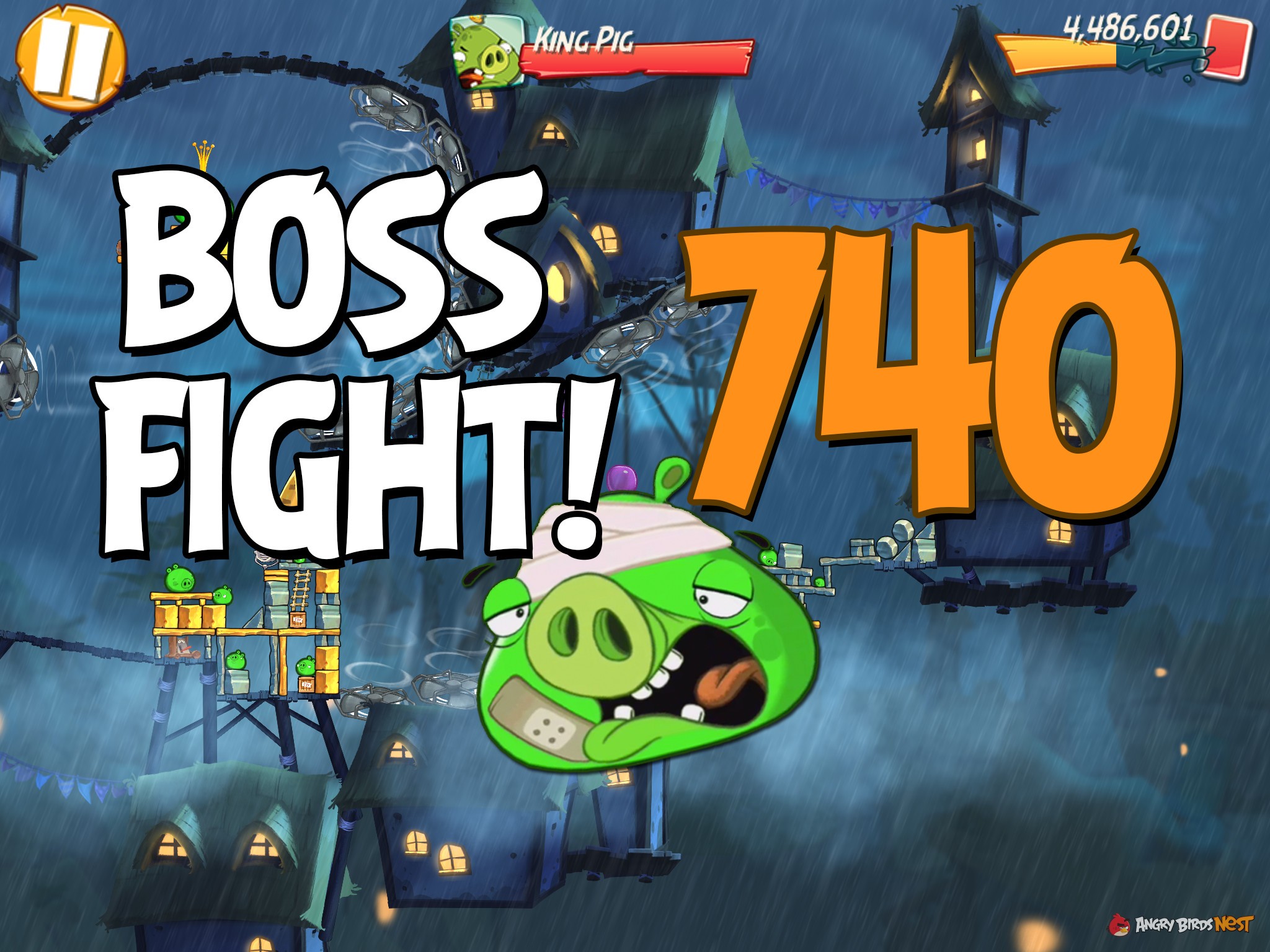 Angry Birds 2 Boss Fight Level 740
