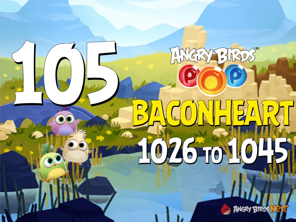 Angry-Birds-POP-Part-105-Levels-1026-to-1045-Baconheart