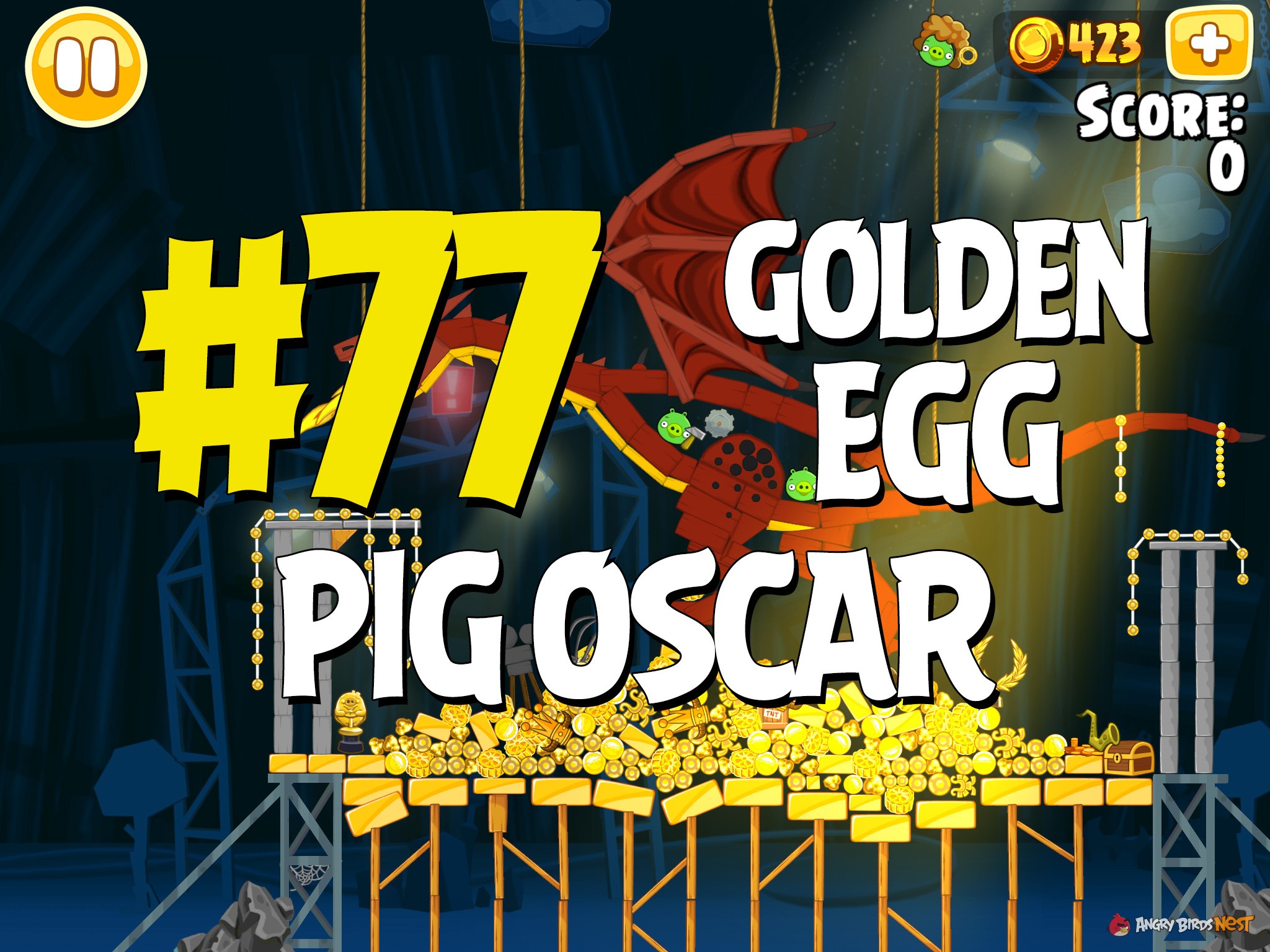 Angry Birds Seasons Piggywood Studios Part 1 Golden Egg 77
