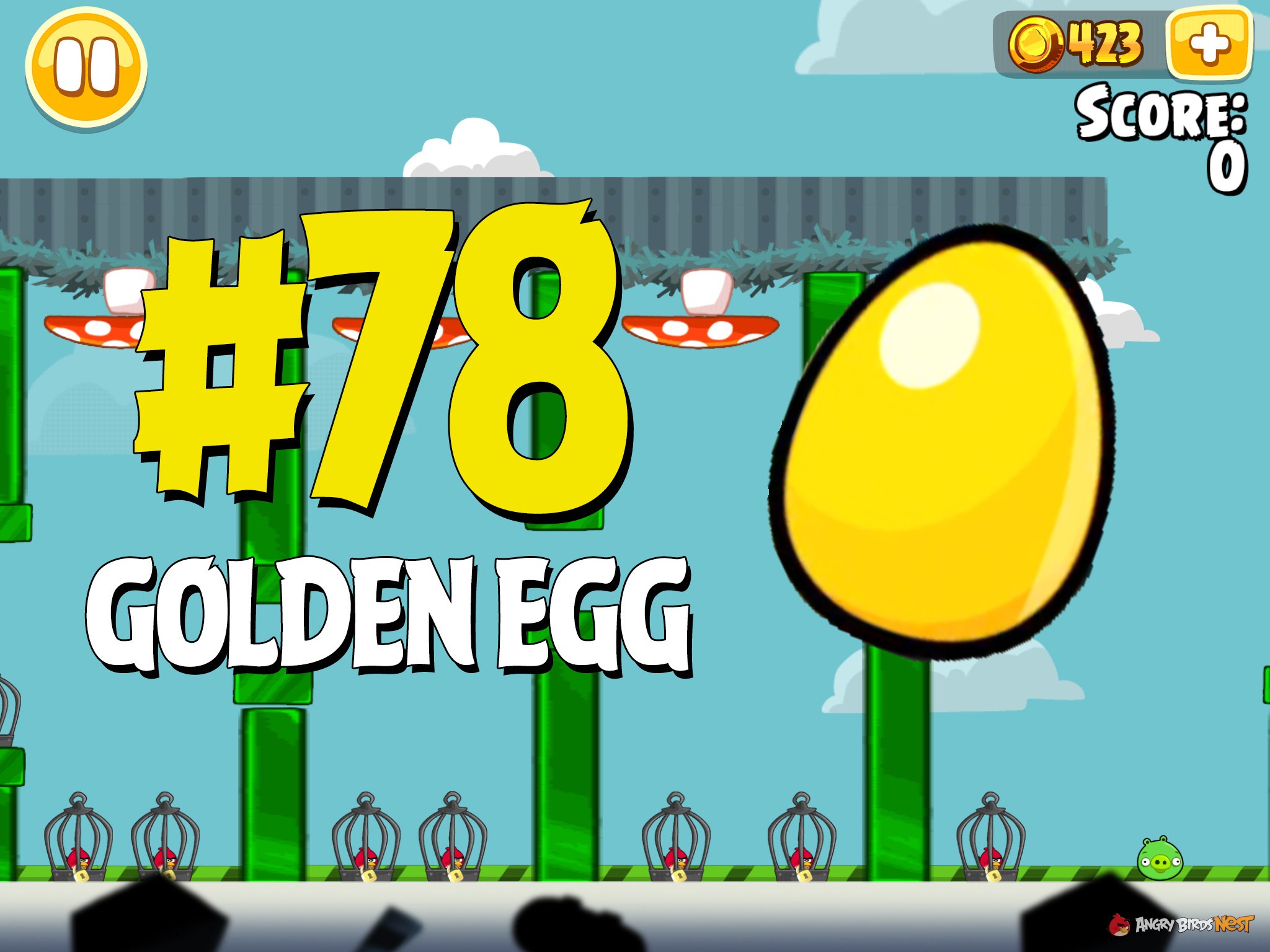 Angry Birds Seasons Piggywood Studios Part 1 Golden Egg 78