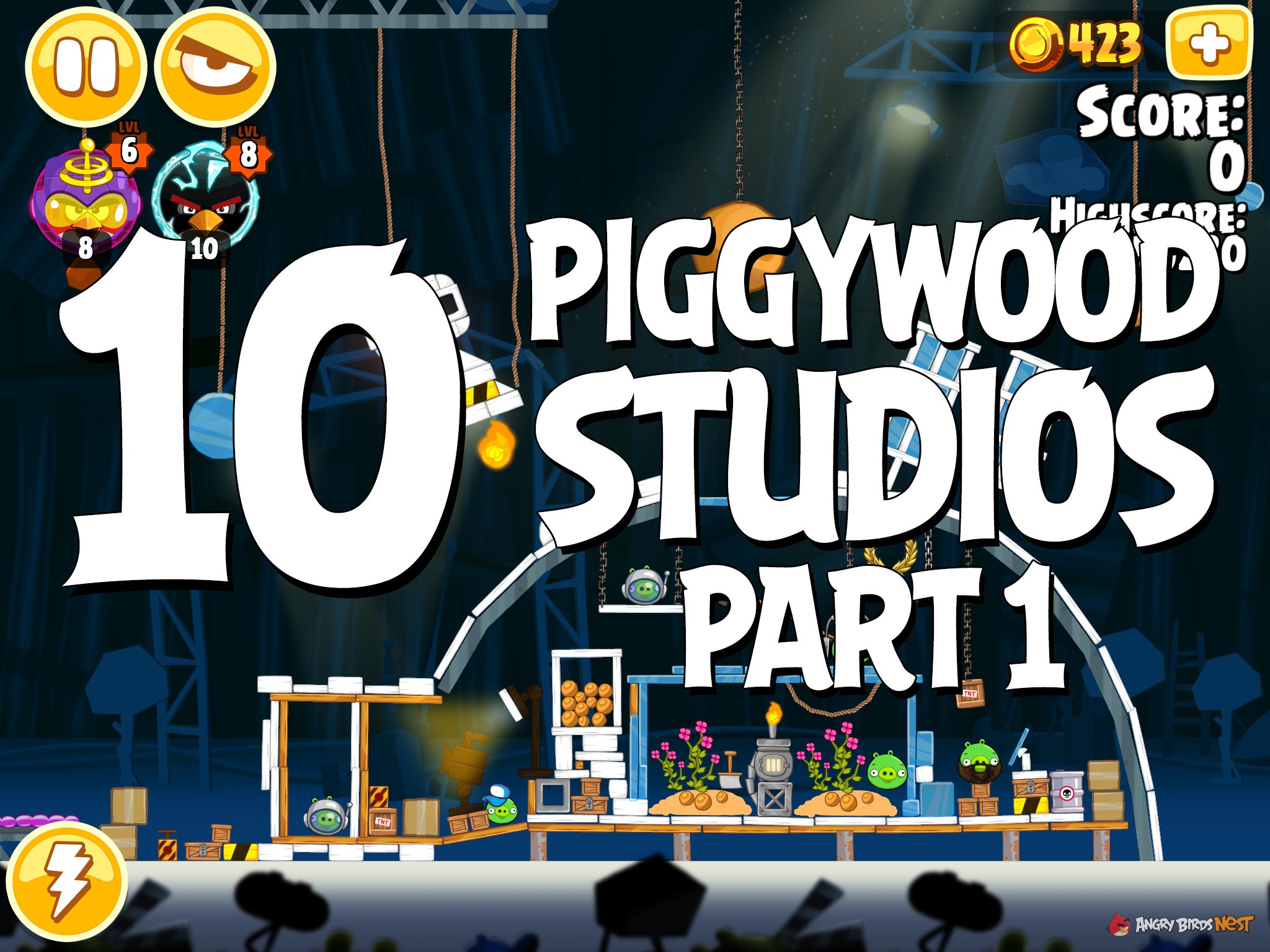 Angry Birds Seasons Piggywood Studios Part 1 Level 10