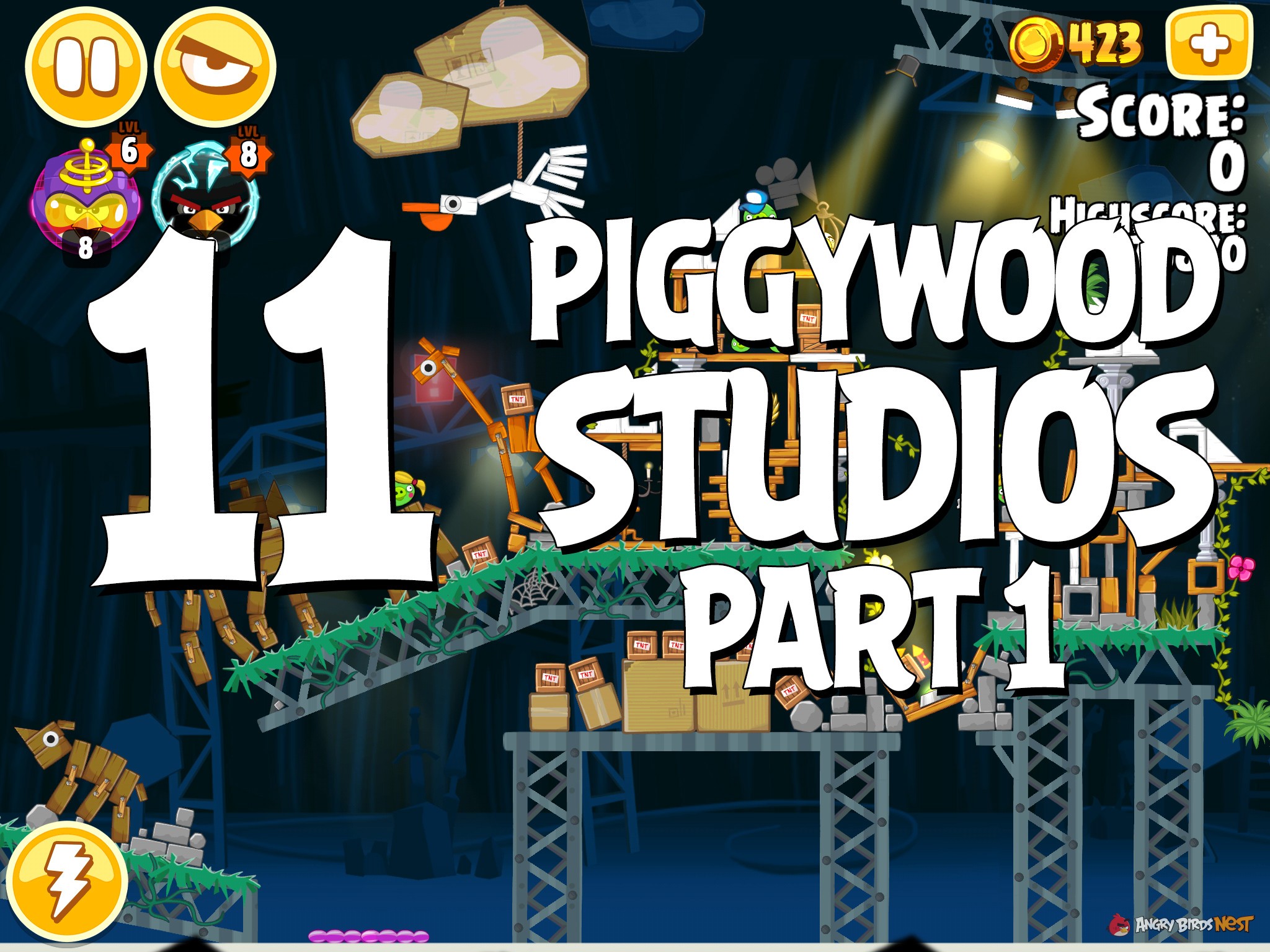 Angry Birds Seasons Piggywood Studios Part 1 Level 11