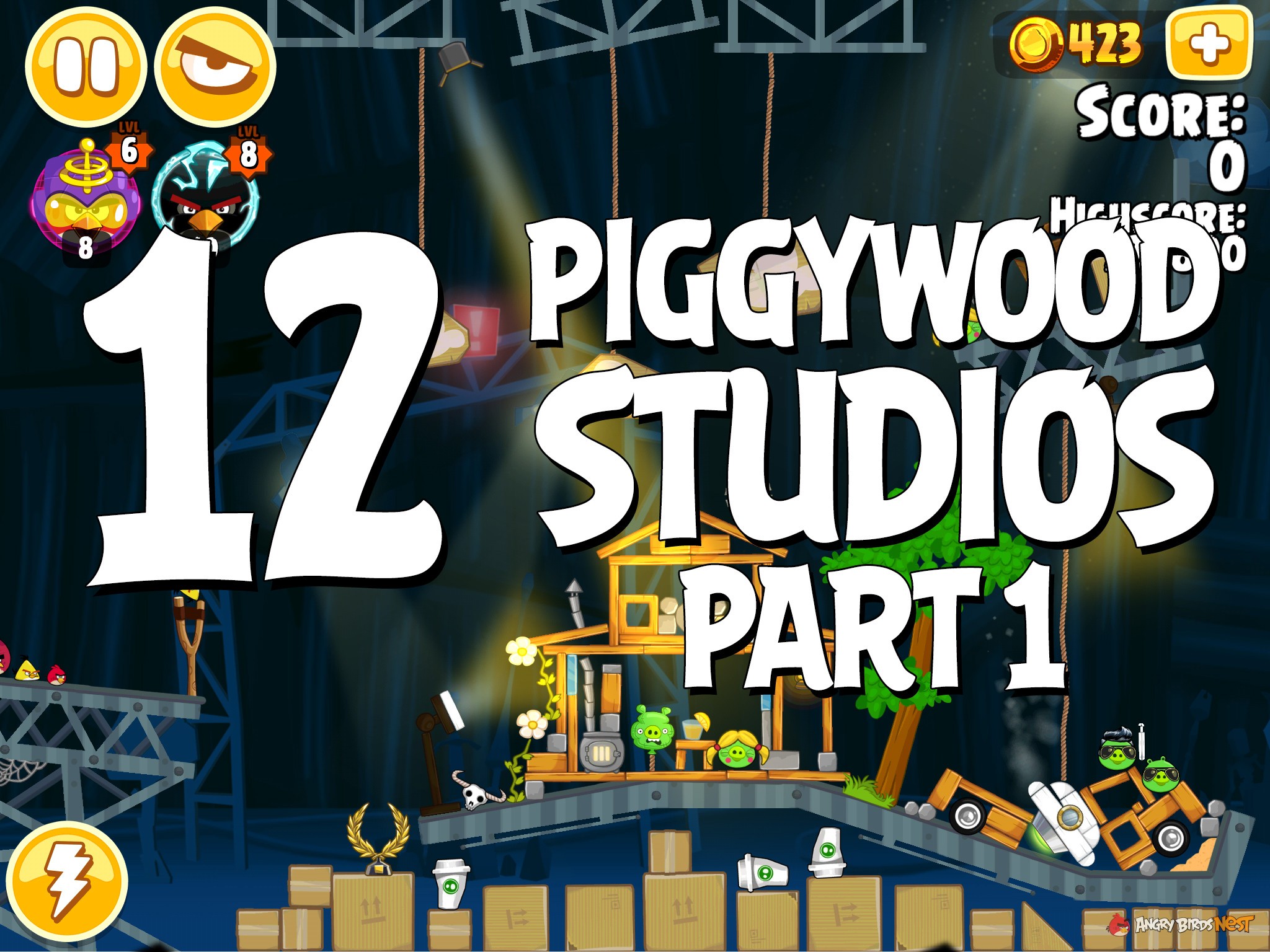 Angry Birds Seasons Piggywood Studios Part 1 Level 12