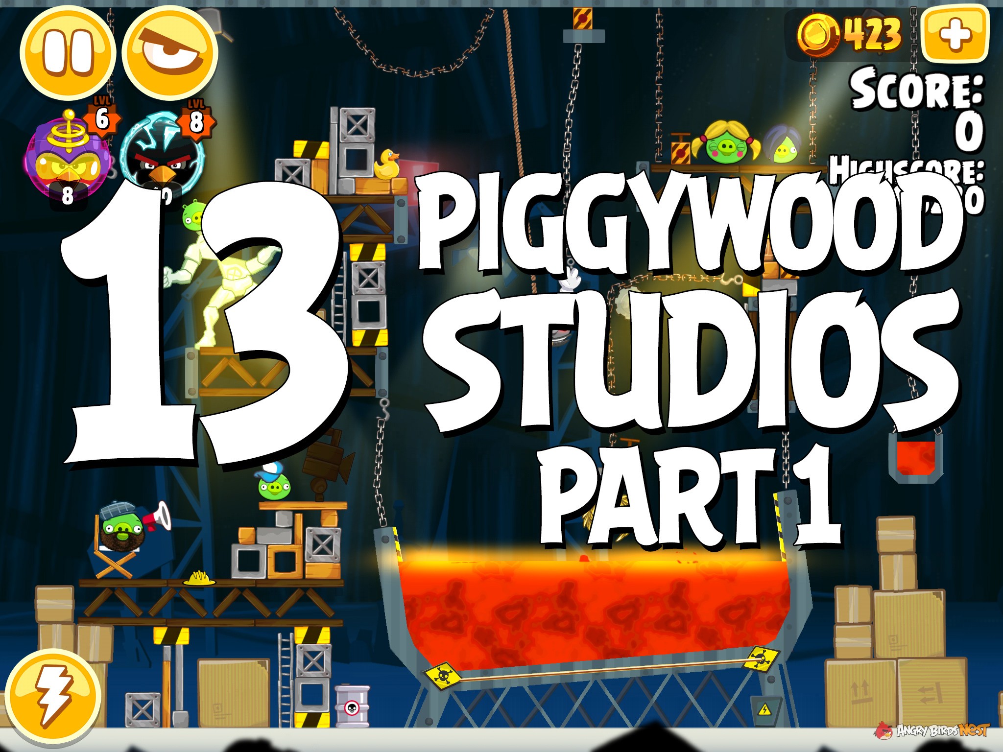 Angry Birds Seasons Piggywood Studios Part 1 Level 13