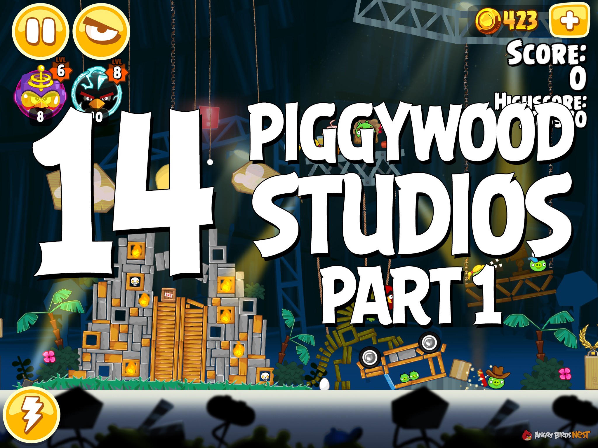 Angry Birds Seasons Piggywood Studios Part 1 Level 14