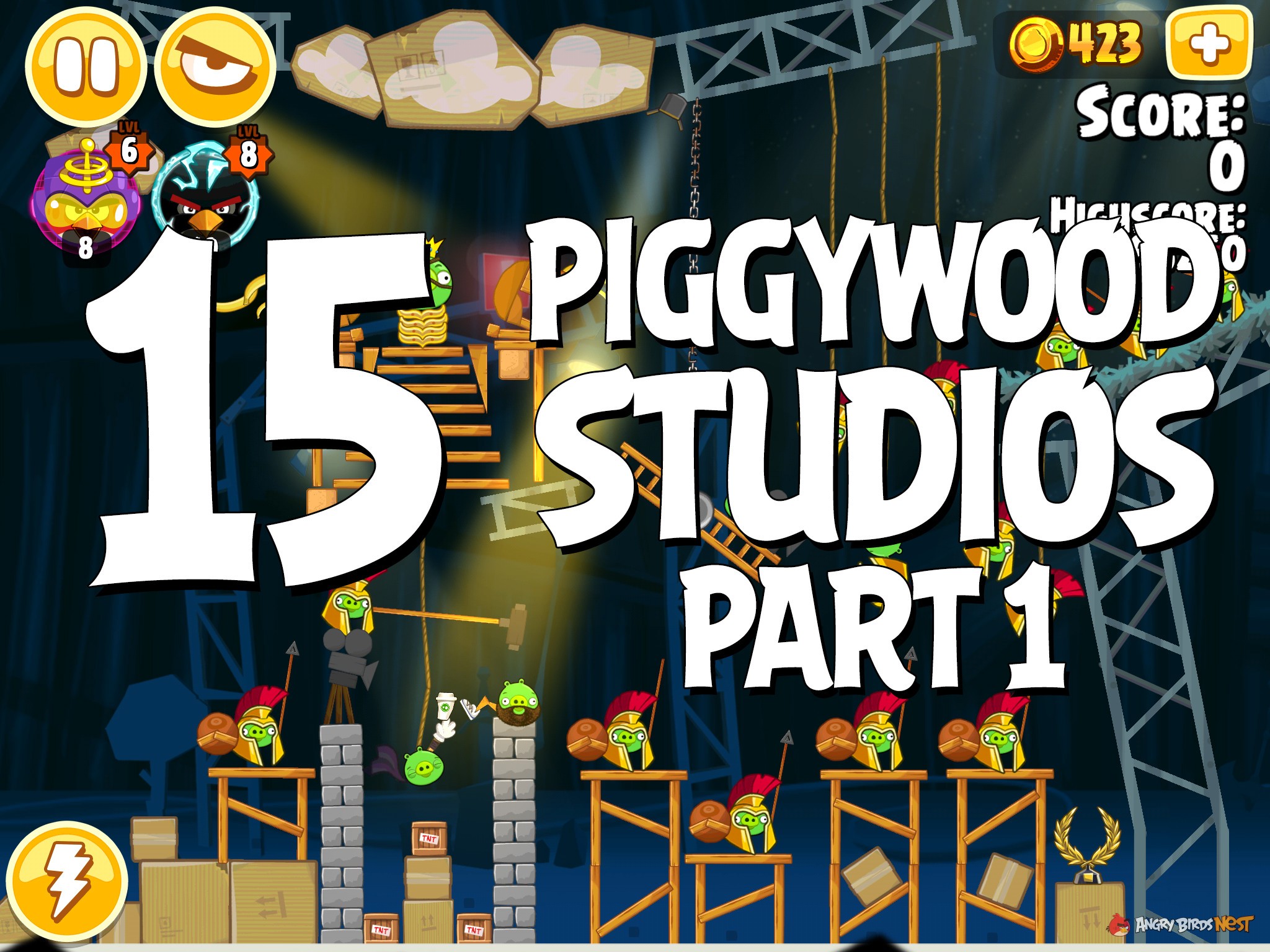 Angry Birds Seasons Piggywood Studios Part 1 Level 15
