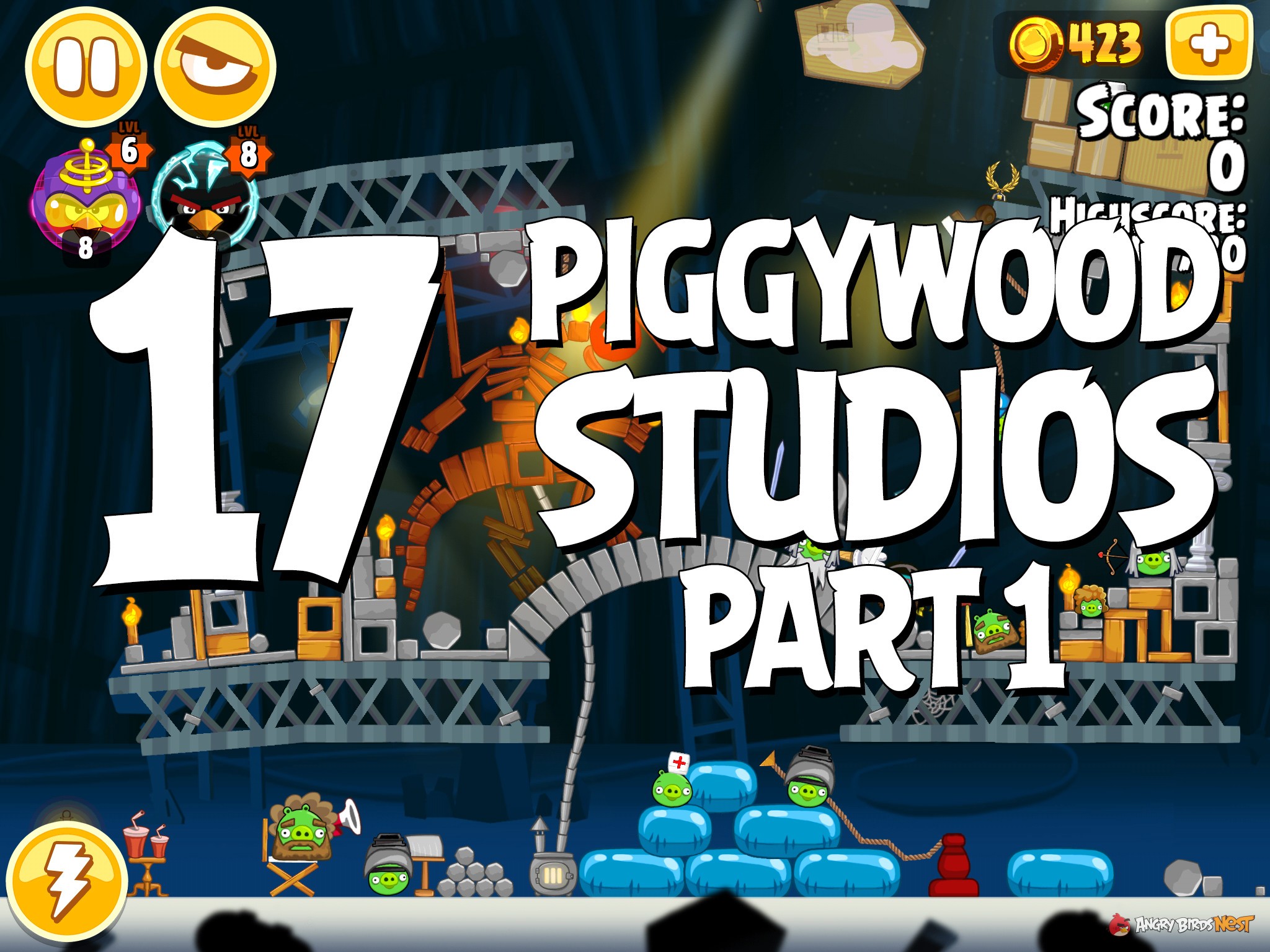 Angry Birds Seasons Piggywood Studios Part 1 Level 17