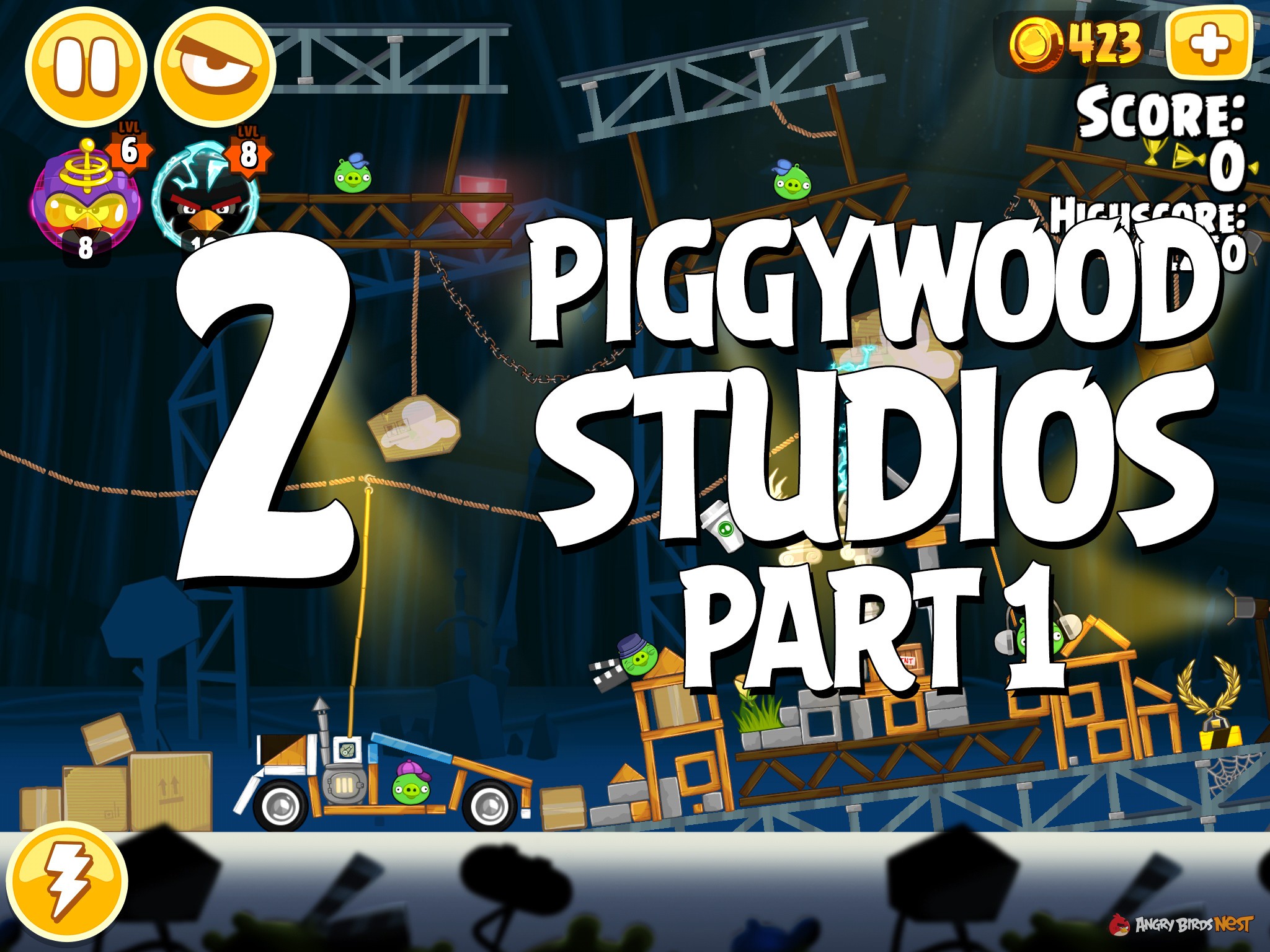 Angry Birds Seasons Piggywood Studios Part 1 Level 2