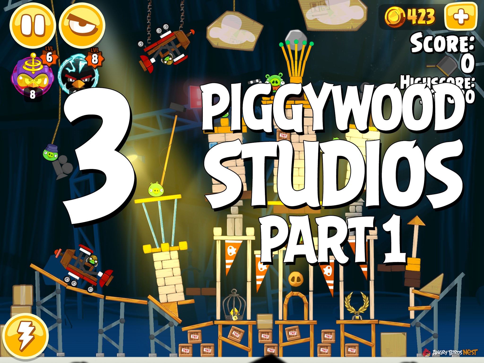 Angry Birds Seasons Piggywood Studios Part 1 Level 3