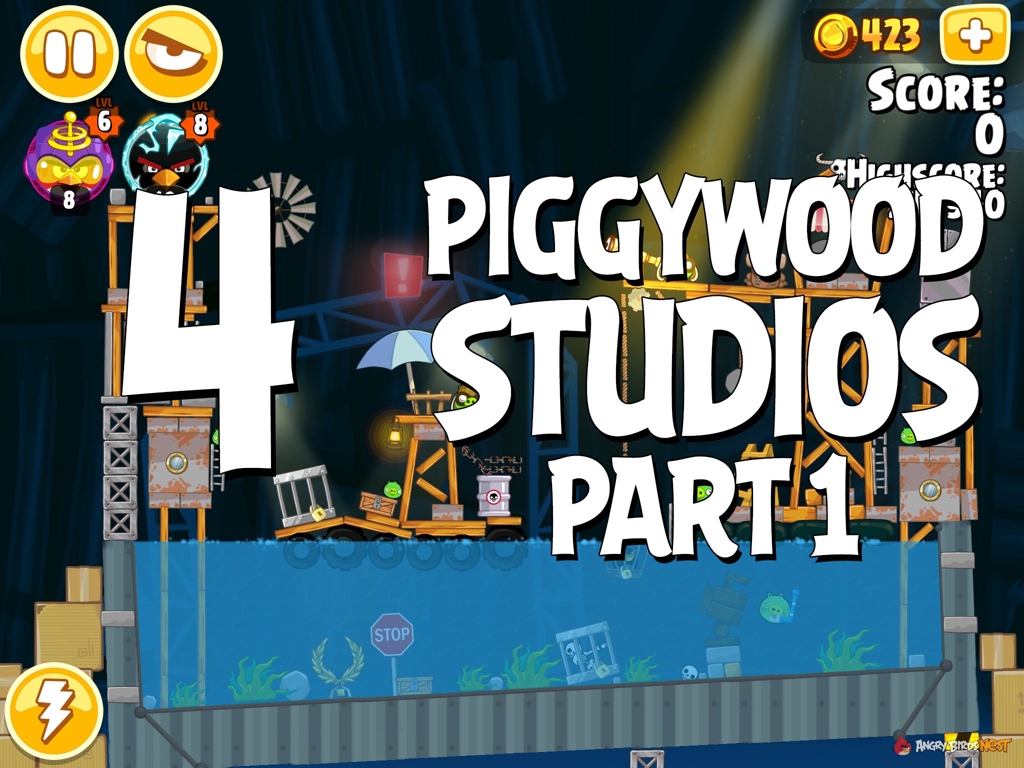 Angry Birds Seasons Piggywood Studios Part 1 Level 4