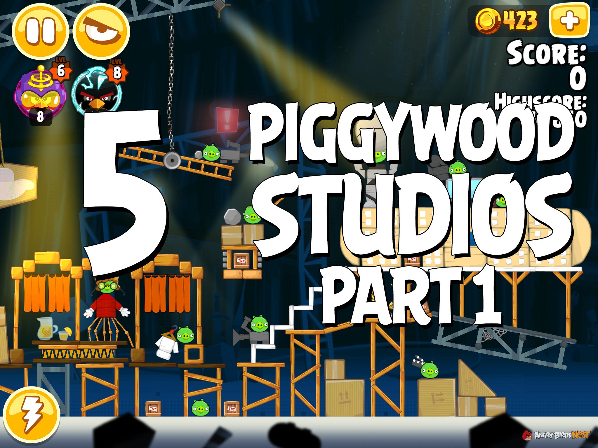 Angry Birds Seasons Piggywood Studios Part 1 Level 5