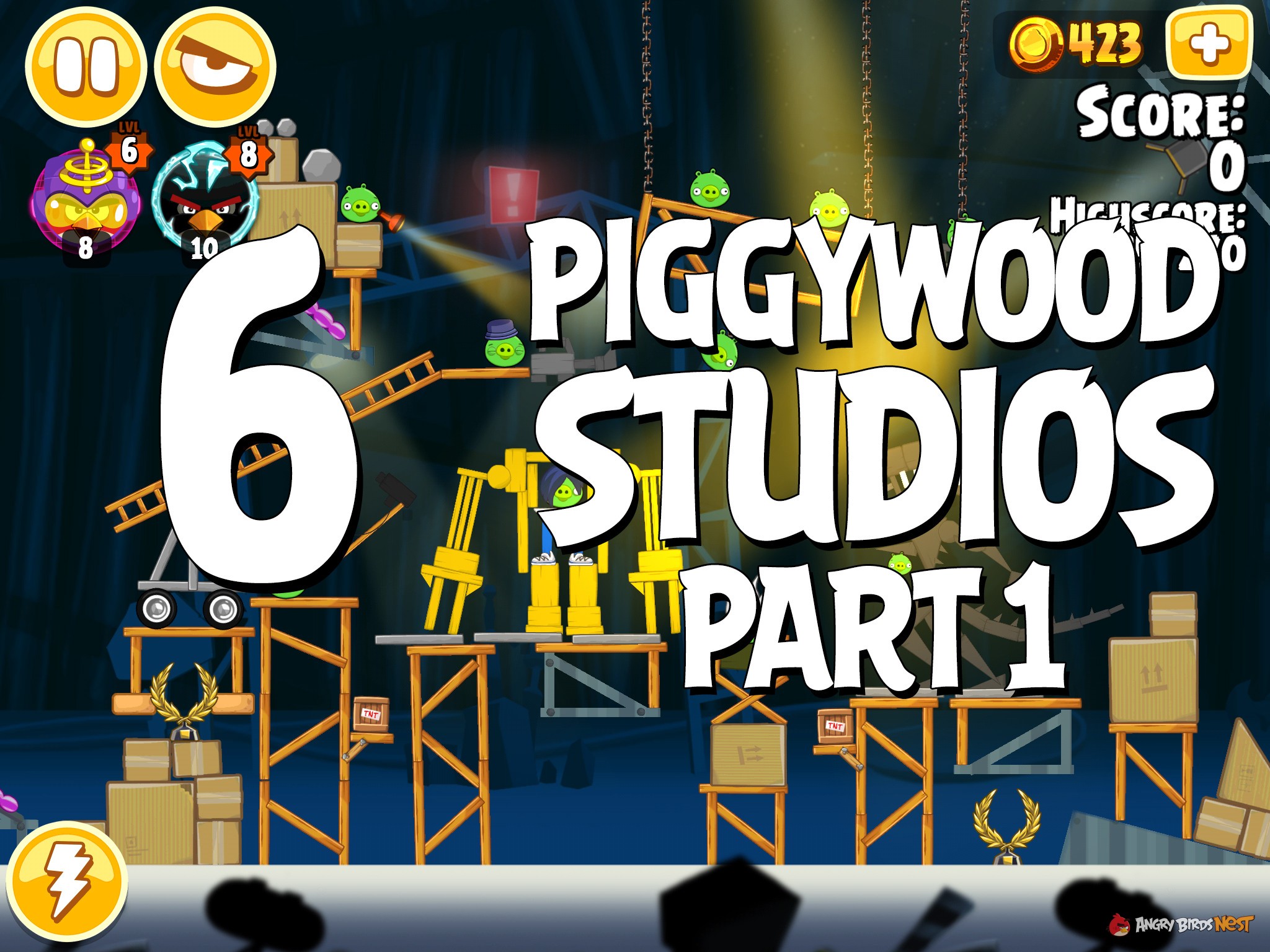 Angry Birds Seasons Piggywood Studios Part 1 Level 6
