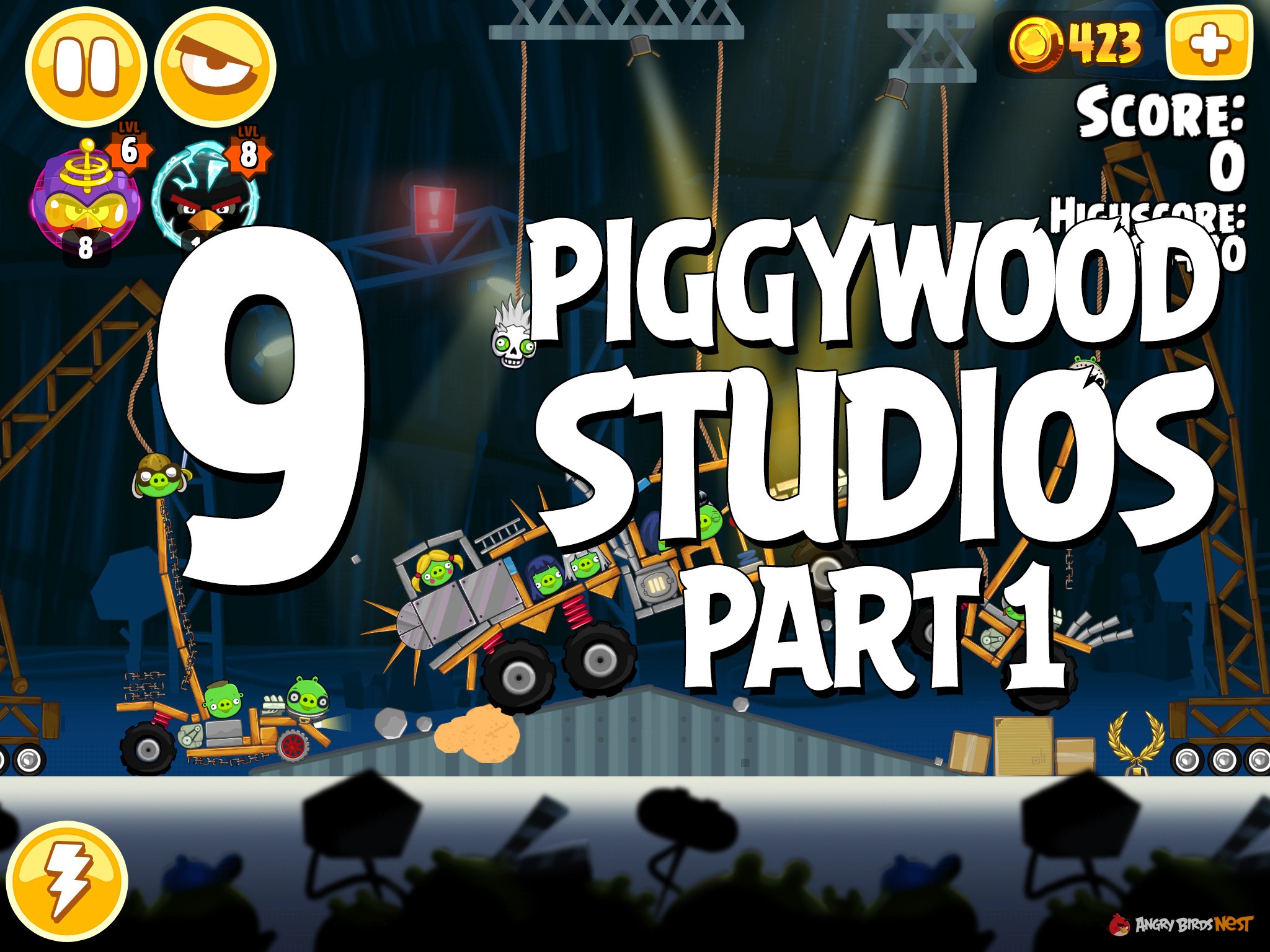 Angry Birds Seasons Piggywood Studios Part 1 Level 9