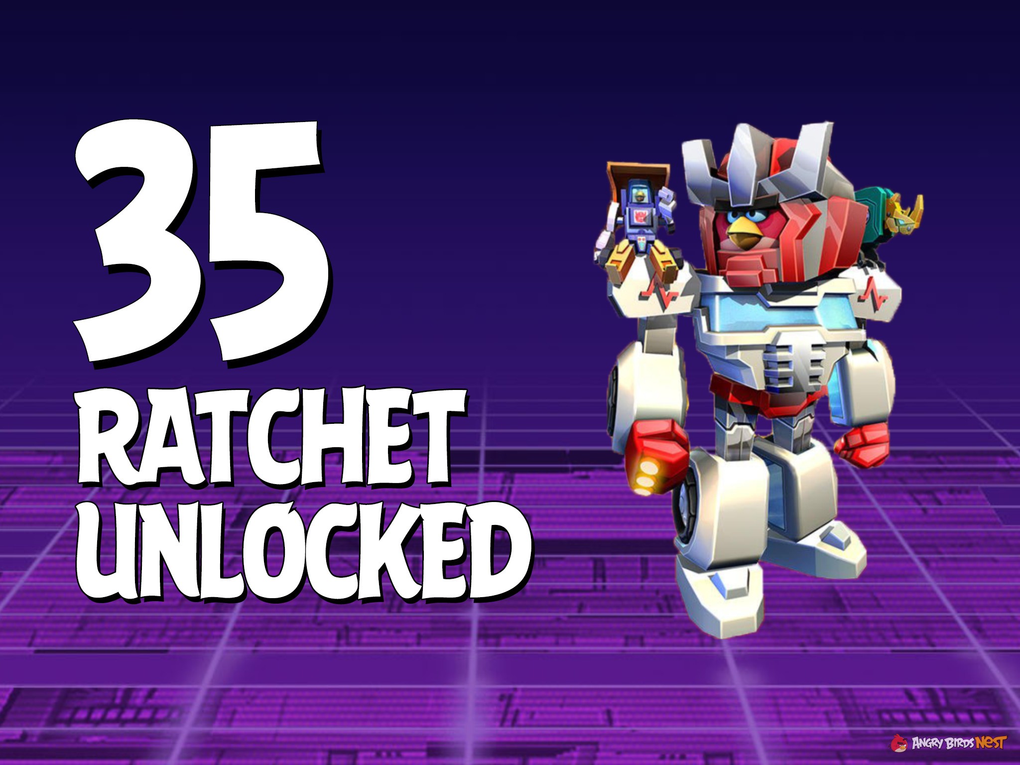 Angry Birds Transformers Ratchet Unlocked