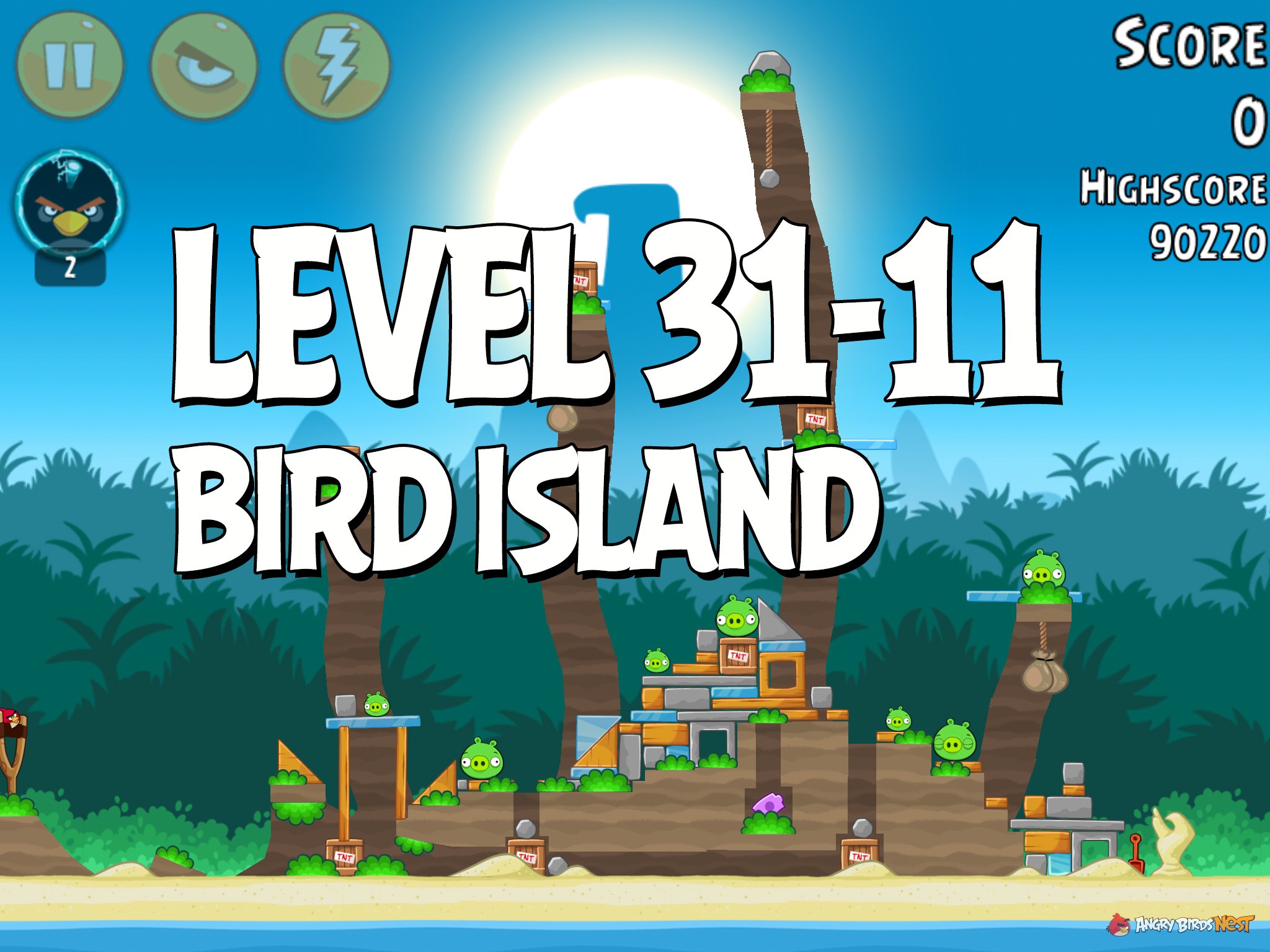 Angry Birds Bird Island Level 31-11 Walkthrough