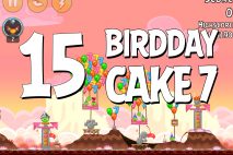 Angry Birds Birdday Party Cake 7 Level 15 Walkthrough
