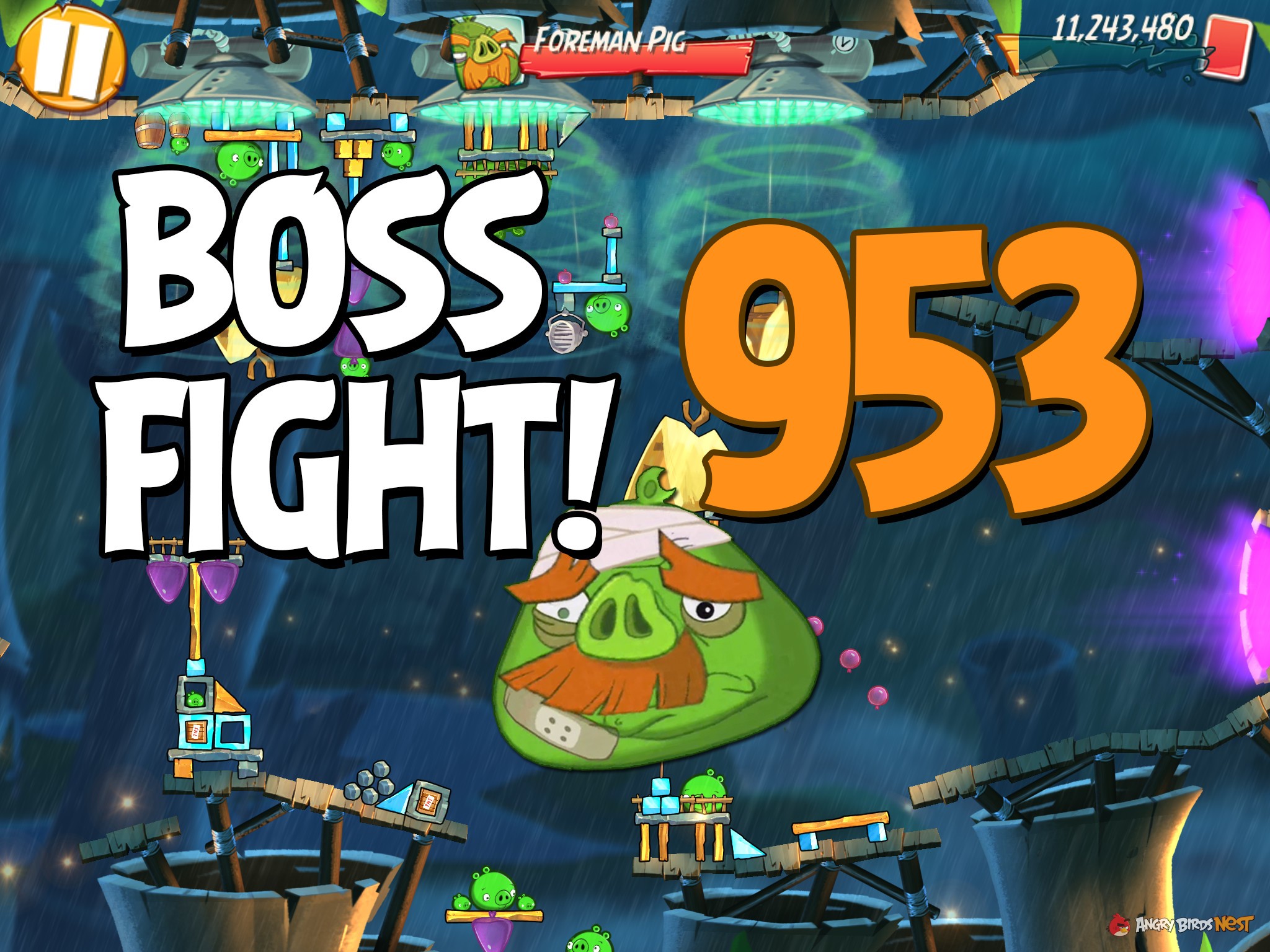 Angry Birds 2 Boss Fight Level 953