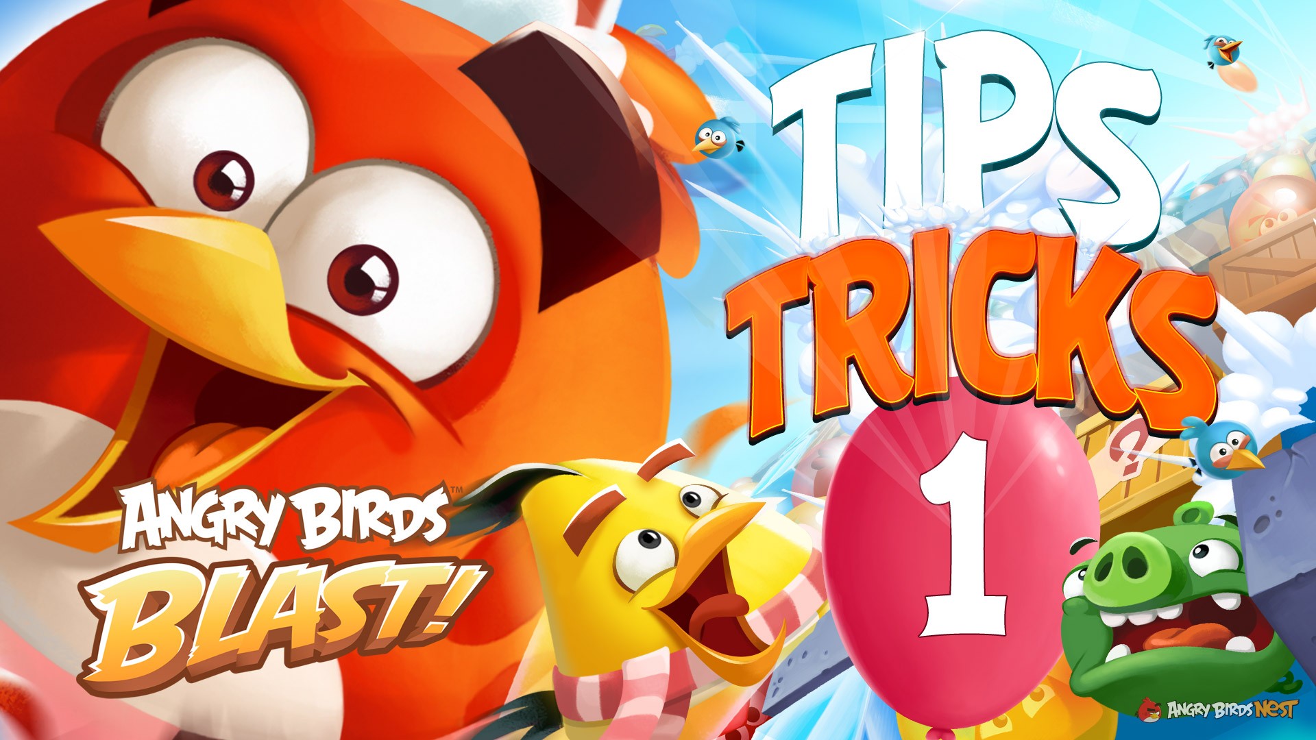 Angry Birds Blast Tips and Tricks Part 1 - 1920x1080