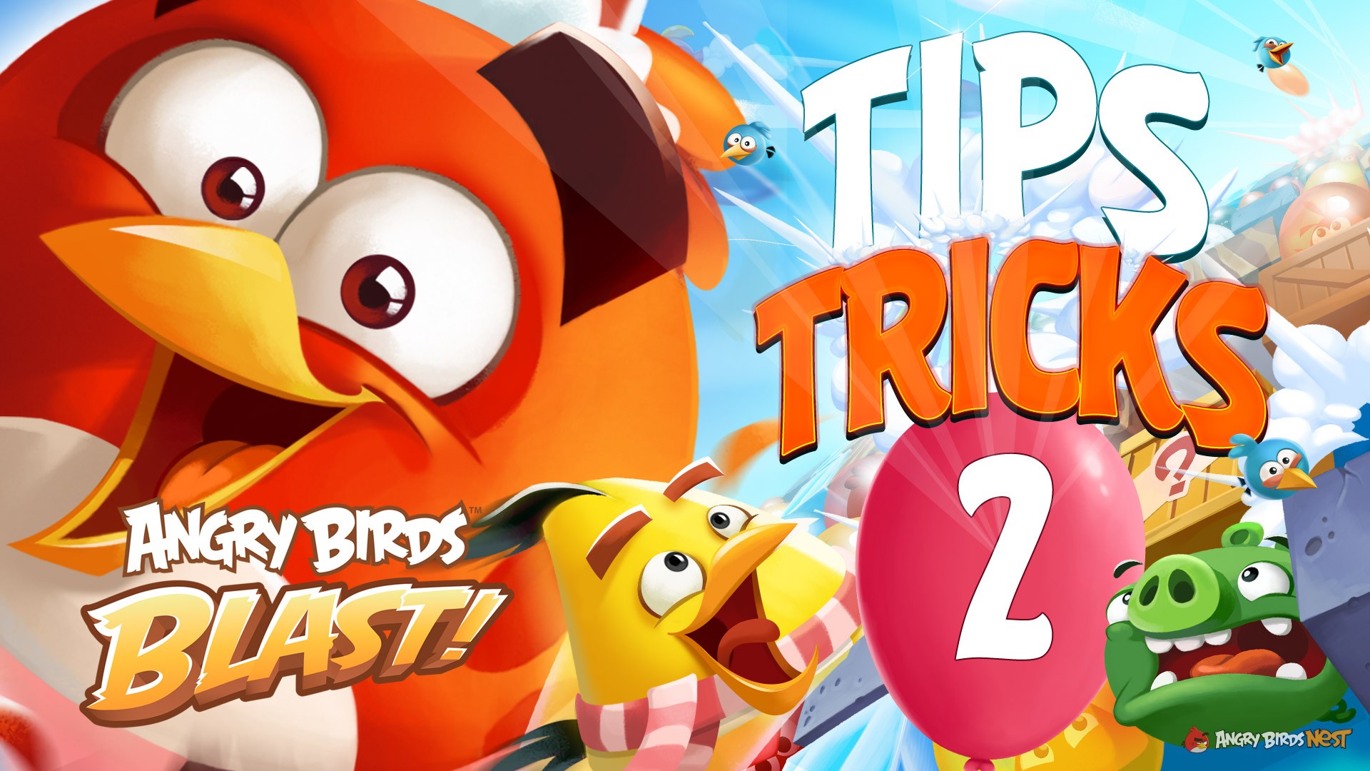 Angry Birds Blast Tips and Tricks Part 2 - 1920x1080