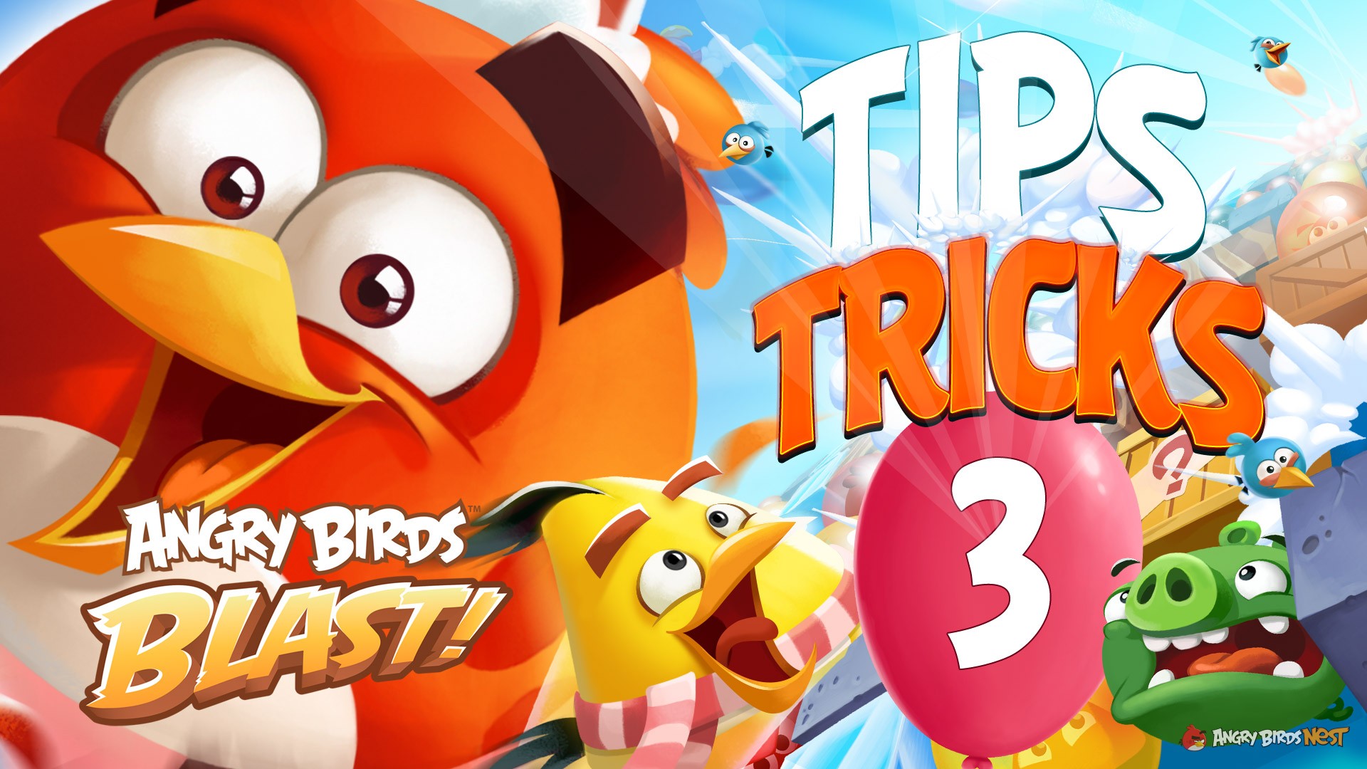 Angry Birds Blast Tips and Tricks Part 3 - 1920x1080