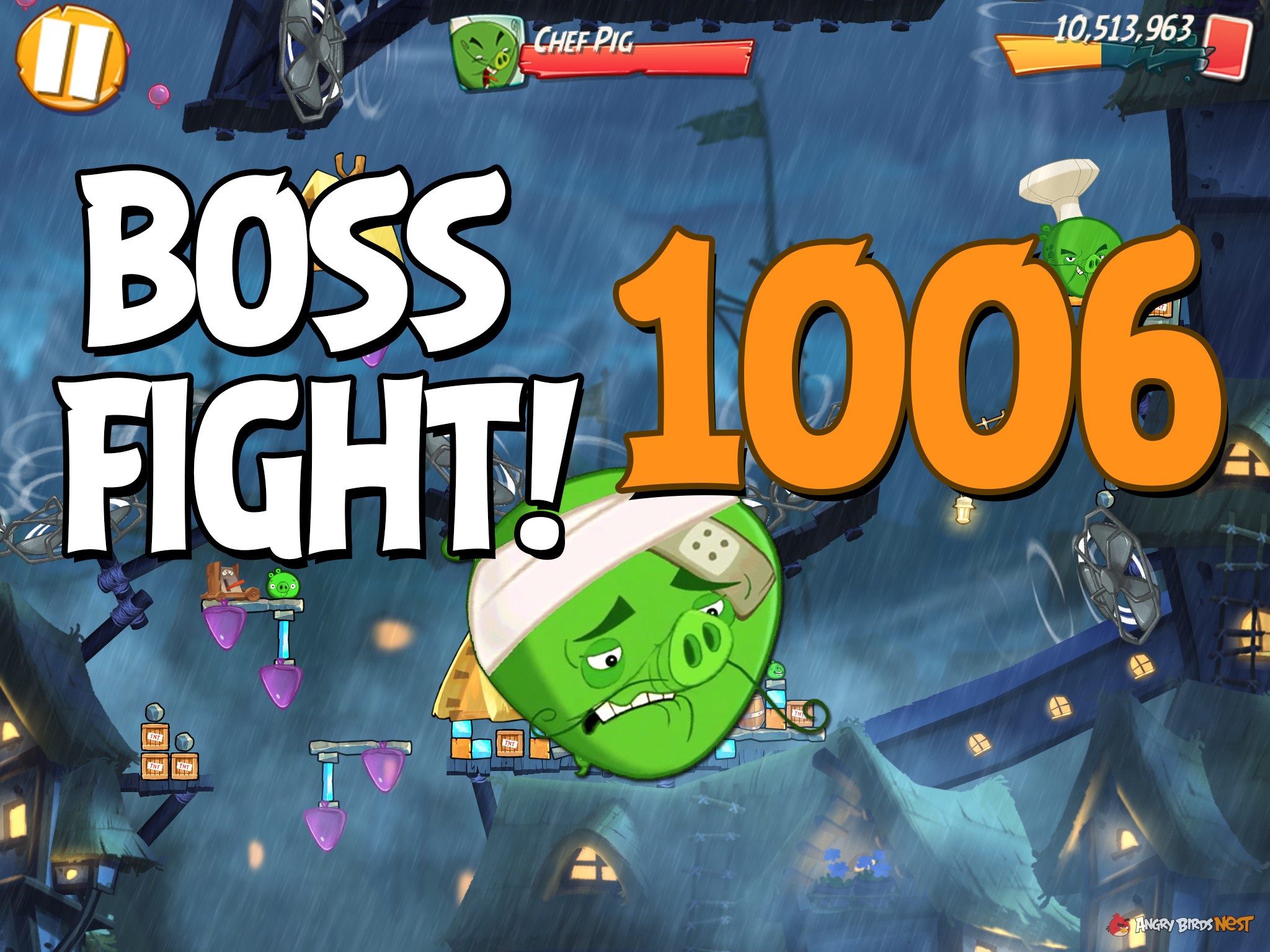 Angry Birds 2 Boss Fight Level 1006