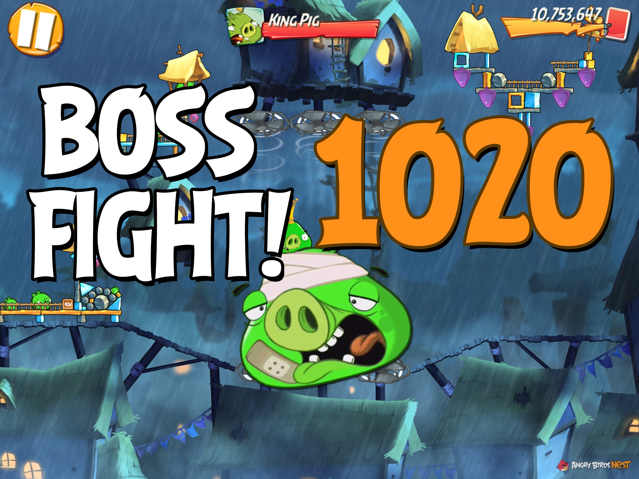Angry Birds 2 Boss Fight Level 1020