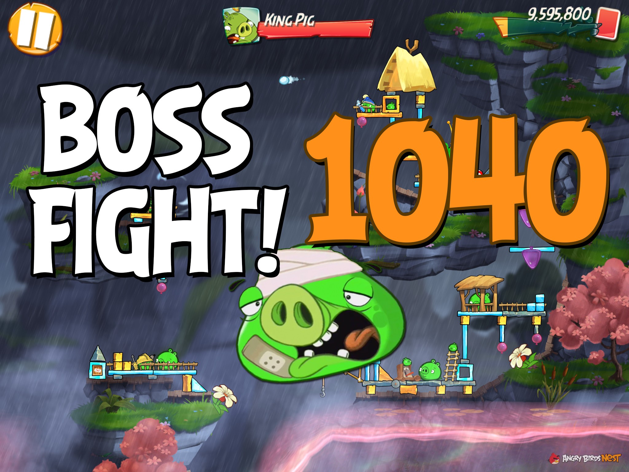 Angry Birds 2 Boss Fight Level 1040
