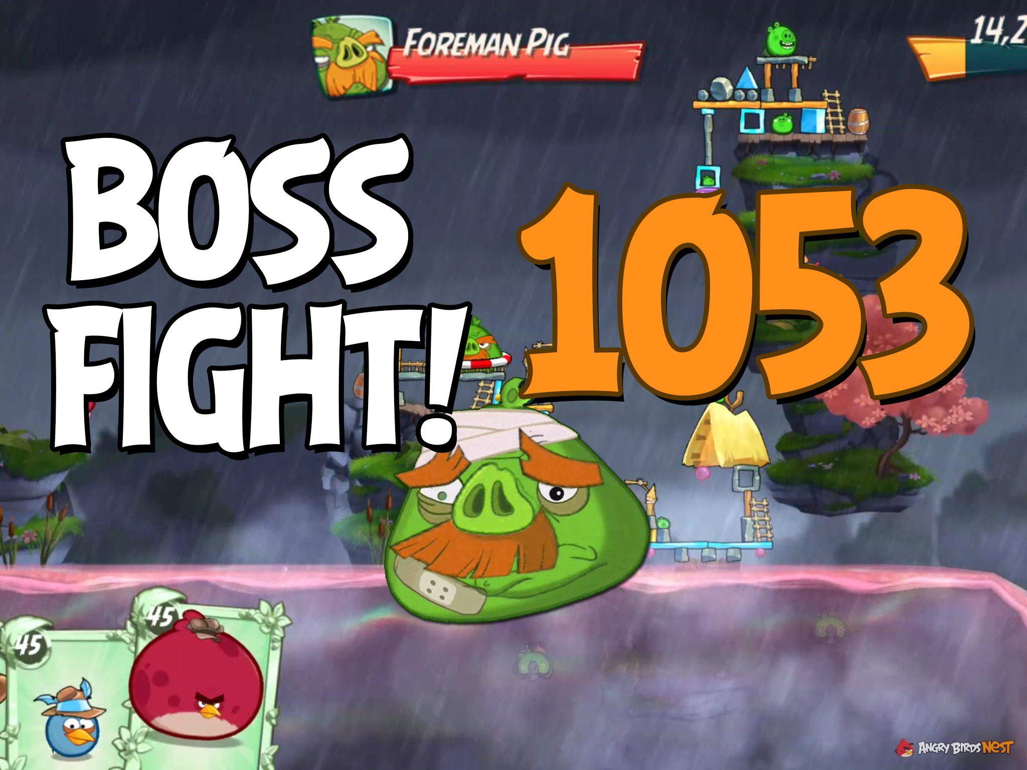 Angry Birds 2 Boss Fight Level 1053