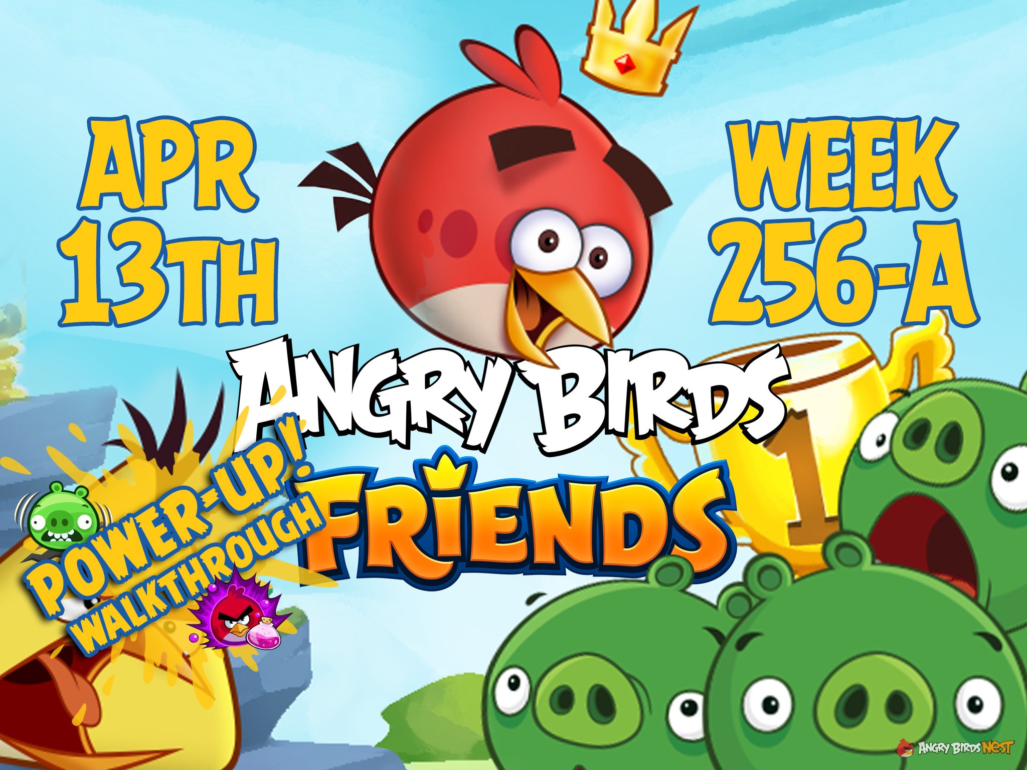 Angry Birds Friends Tournament Week 256-A Feature Image PU