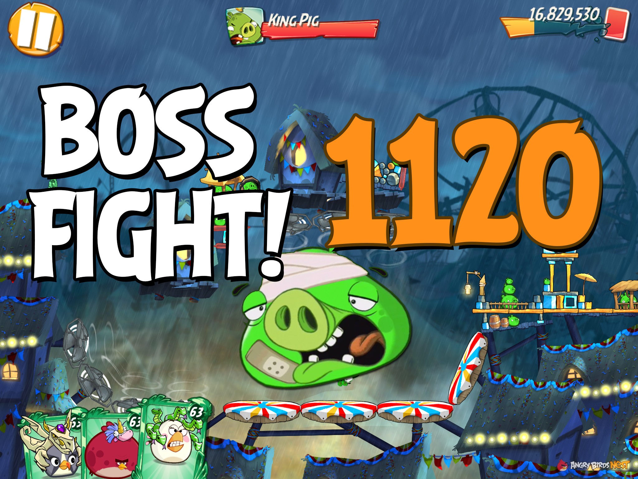 Angry Birds 2 Boss Fight Level 1120