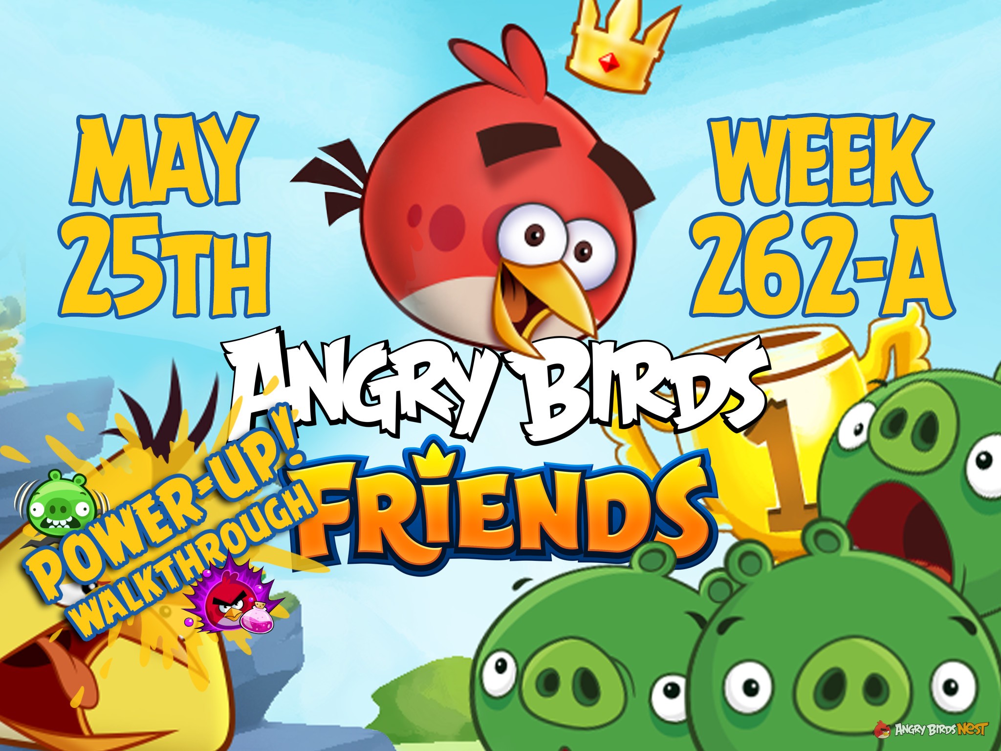 Angry Birds Friends Tournament Week 262-A Feature Image PU