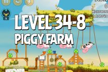 Angry Birds Piggy Farm Level 34-8 Walkthrough