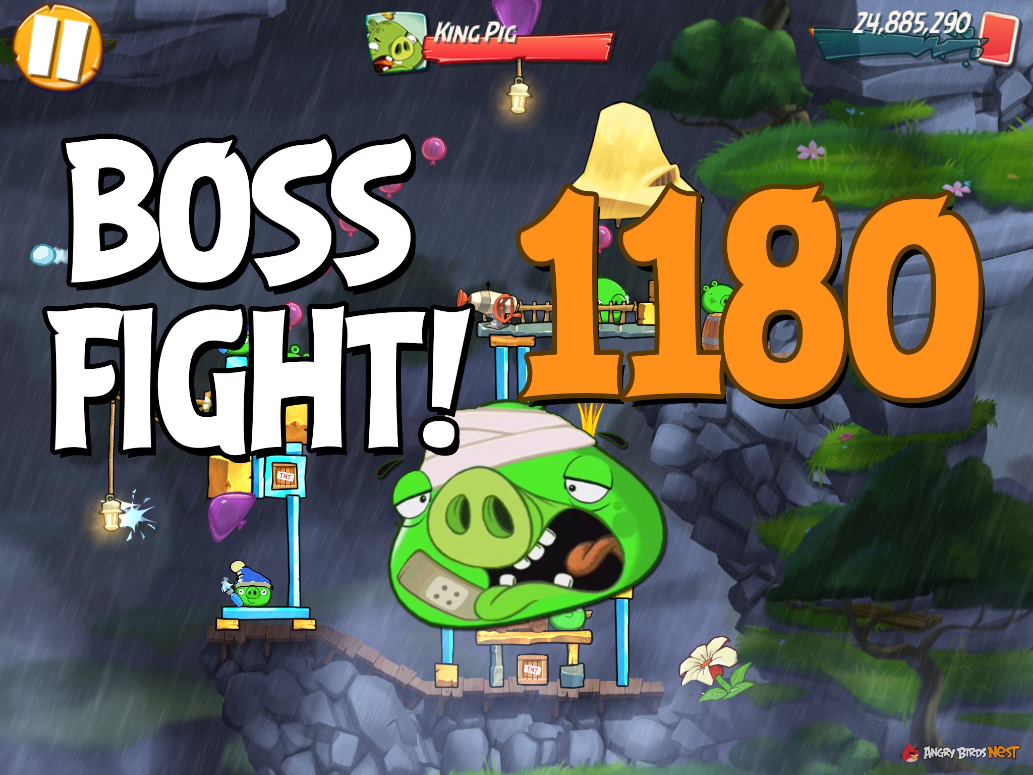 Angry Birds 2 Boss Fight Level 1180
