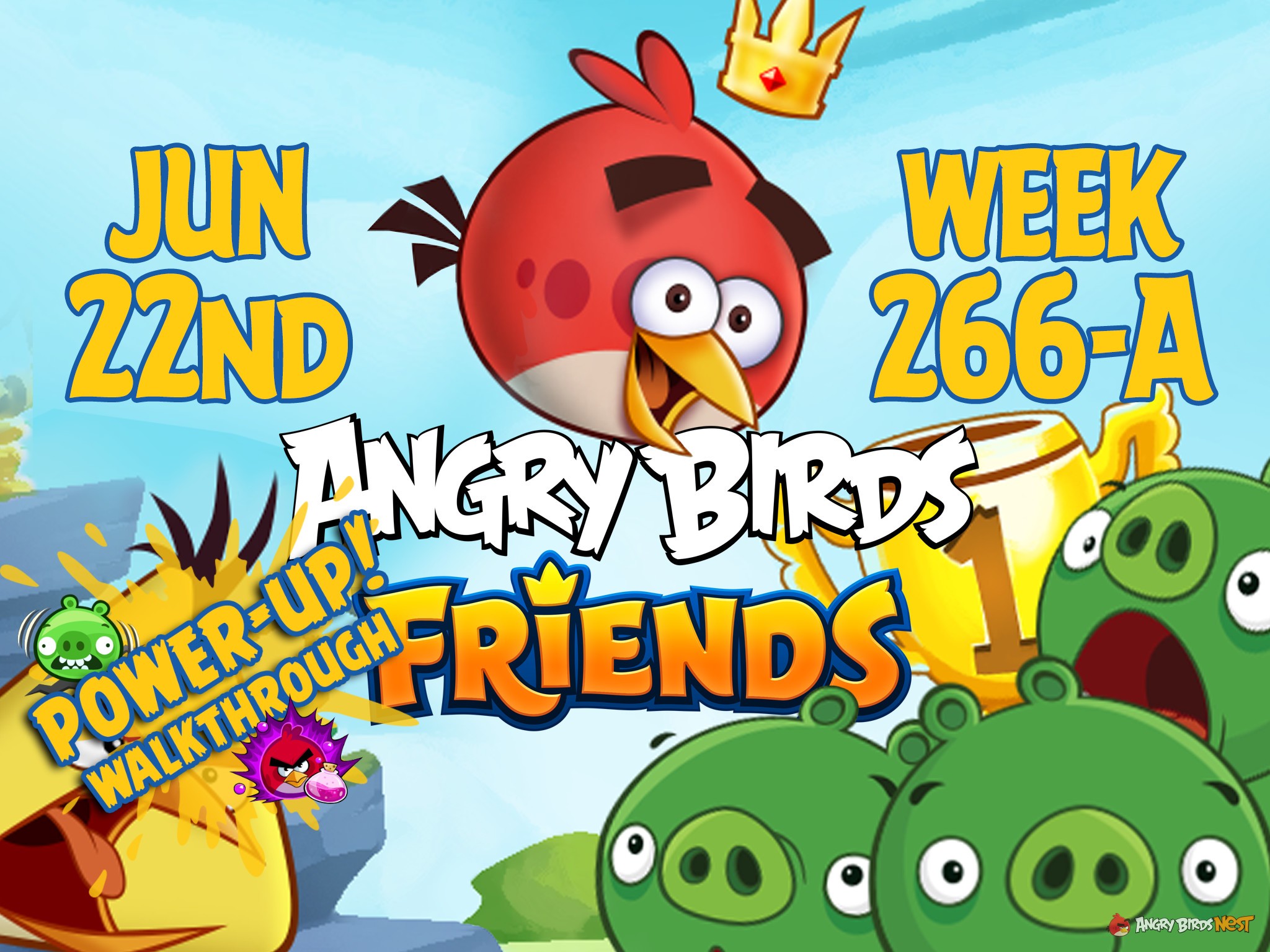 Angry Birds Friends Tournament Week 266-A Feature Image PU