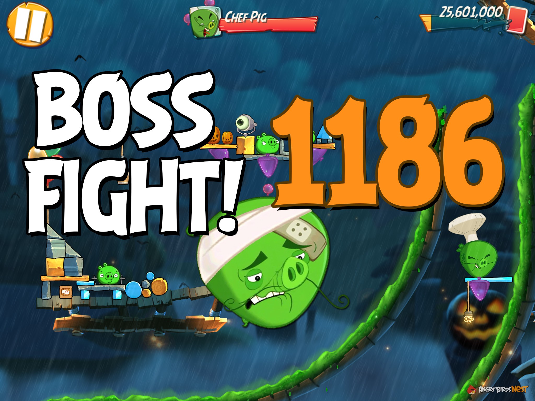 Angry Birds 2 Boss Fight Level 1186