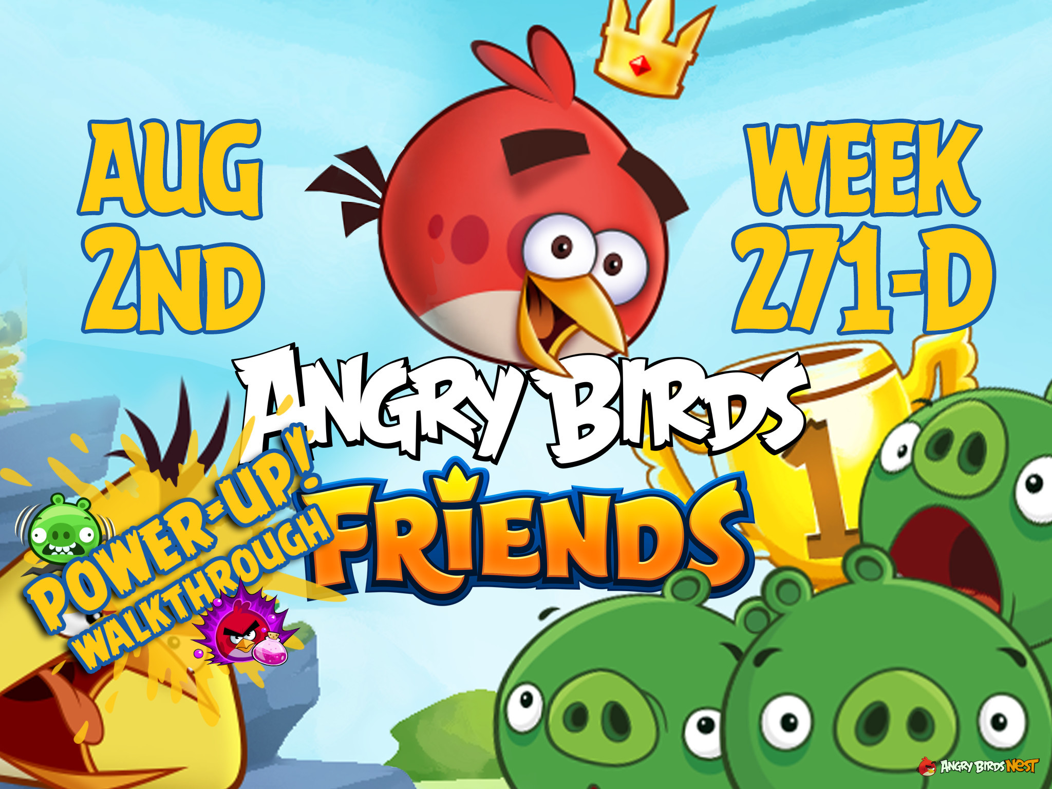 Angry Birds Friends Tournament Week 271-D Feature Image PU