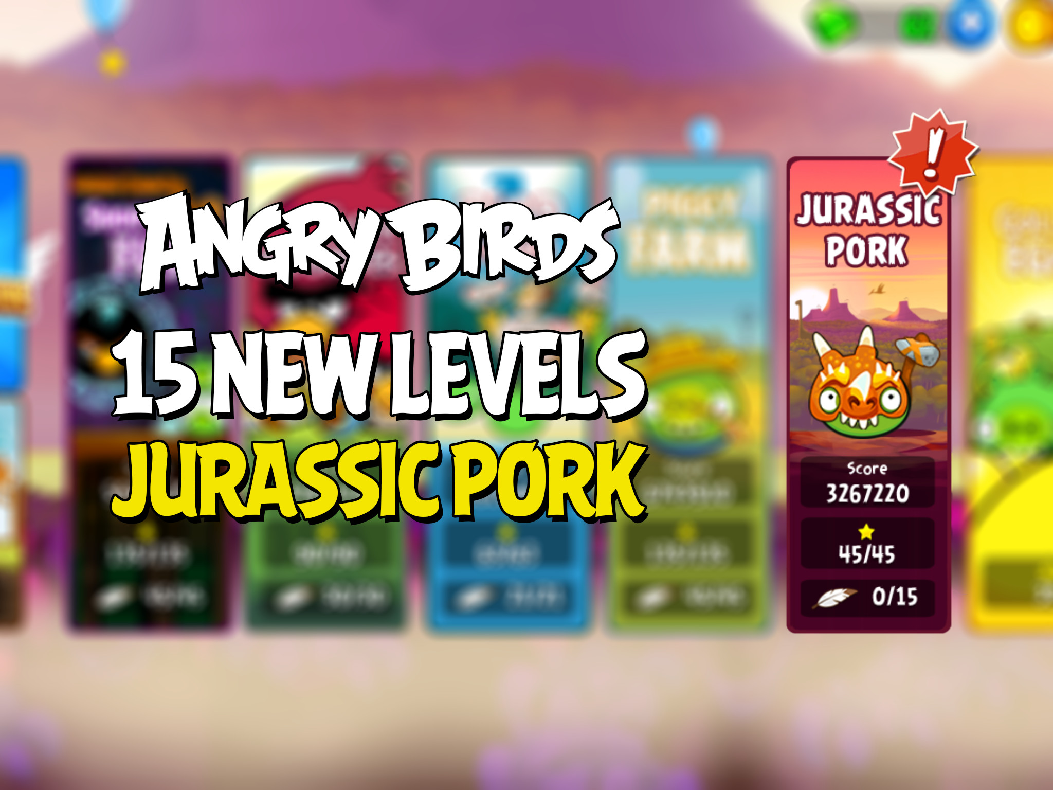 Angry-Birds-Jurassic-Pork-15-New-Levels