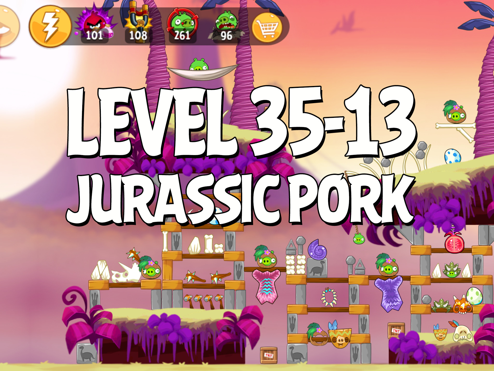 Angry-Birds-Jurassic-Pork-Level-35-13