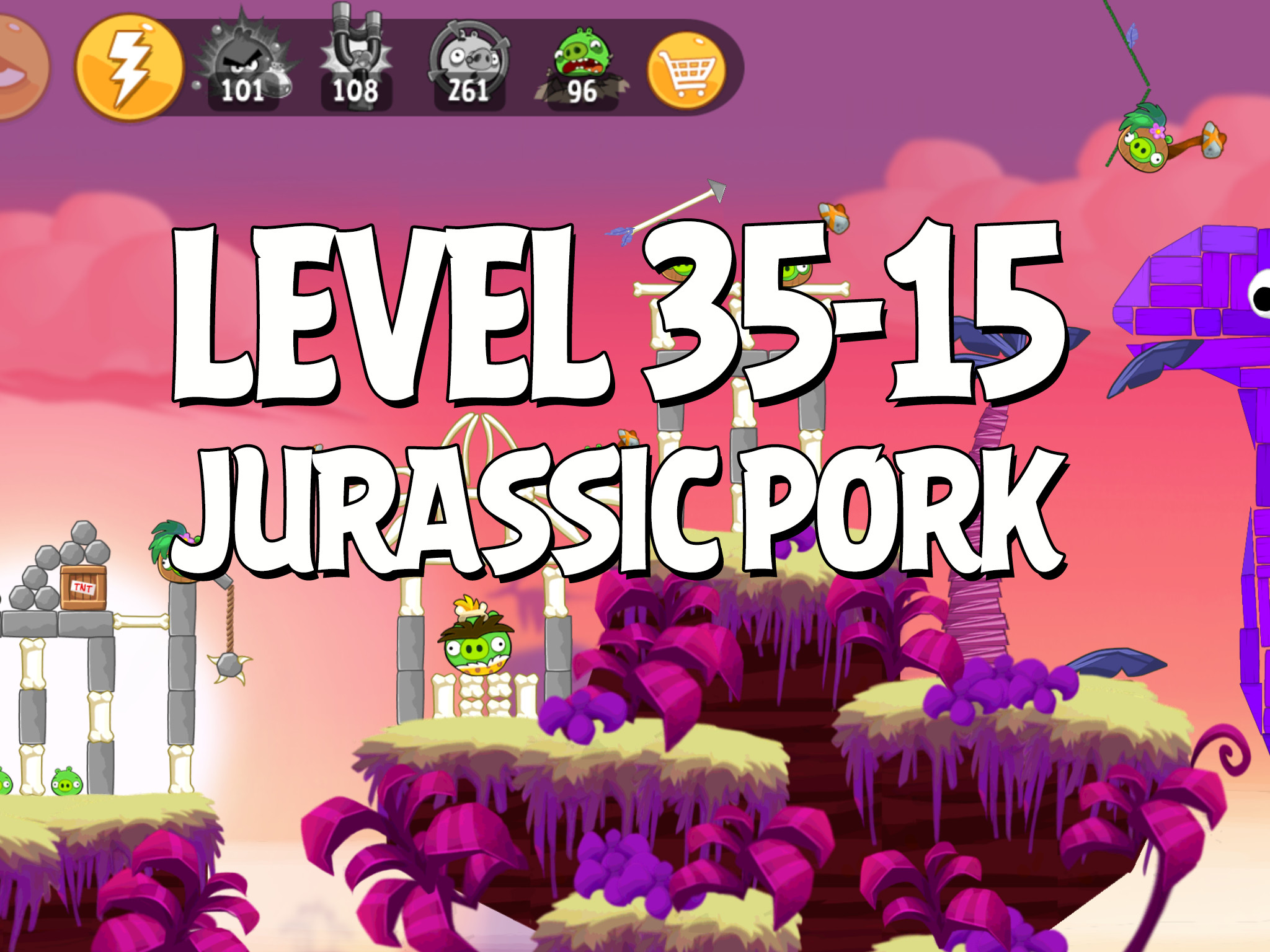Angry-Birds-Jurassic-Pork-Level-35-15