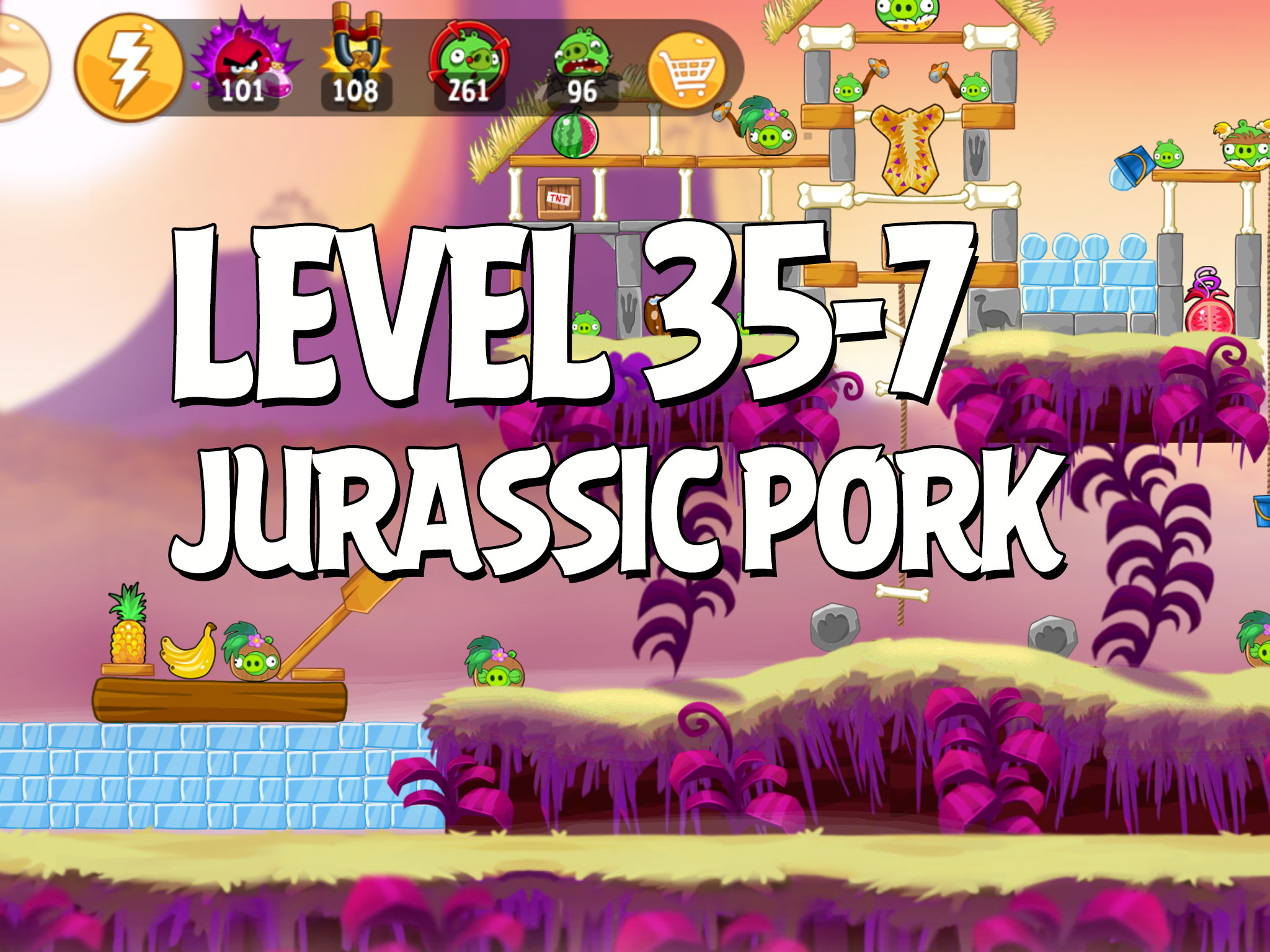 Angry-Birds-Jurassic-Pork-Level-35-7