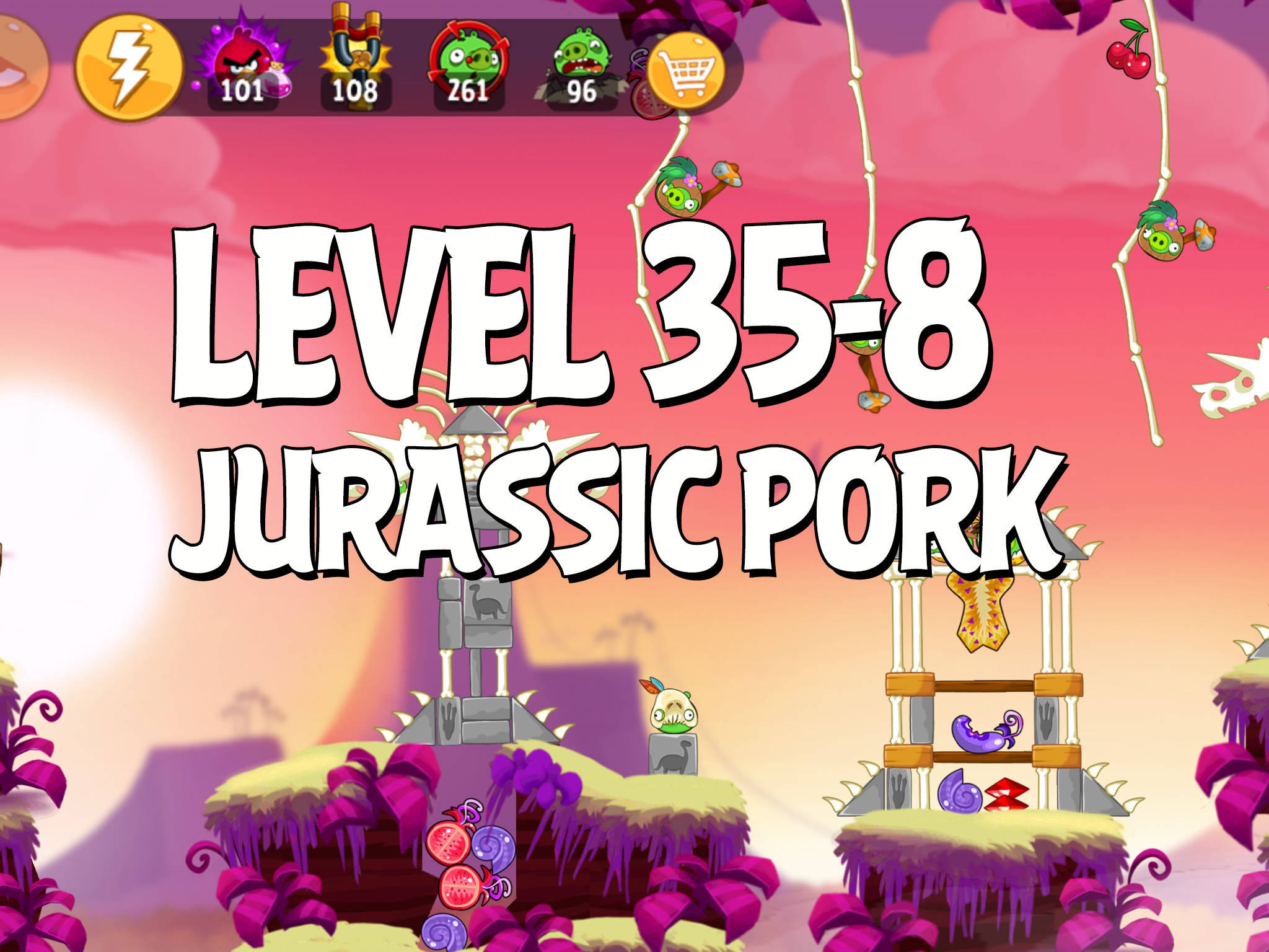 Angry-Birds-Jurassic-Pork-Level-35-8