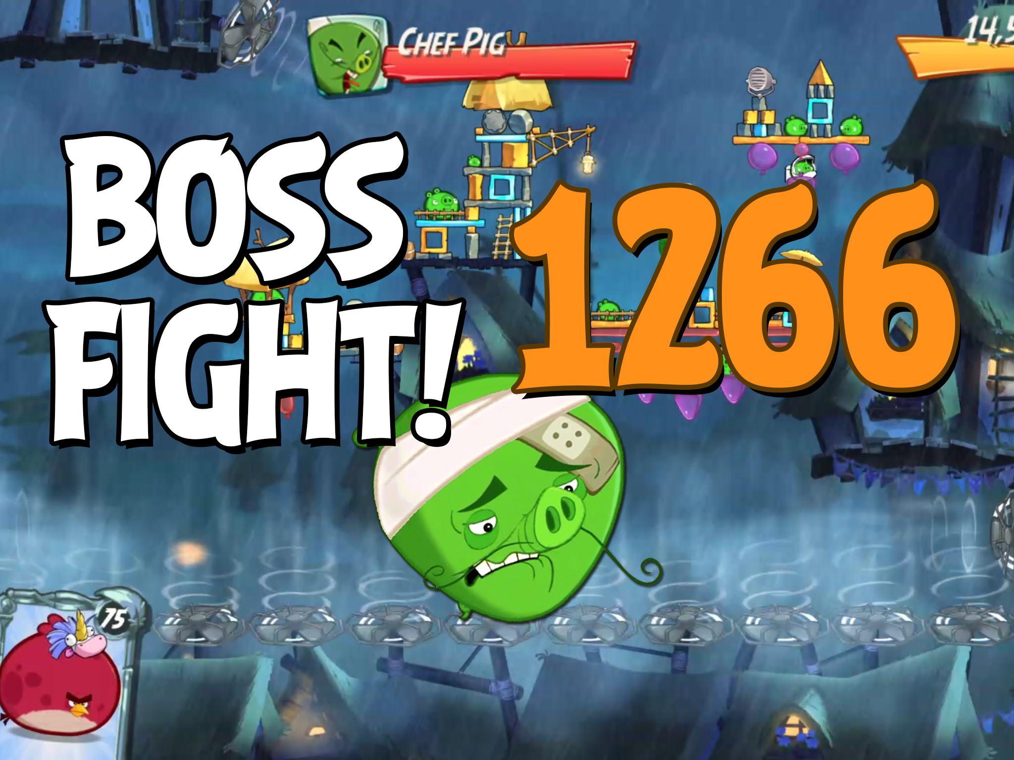Angry Birds 2 Boss Fight Level 1266