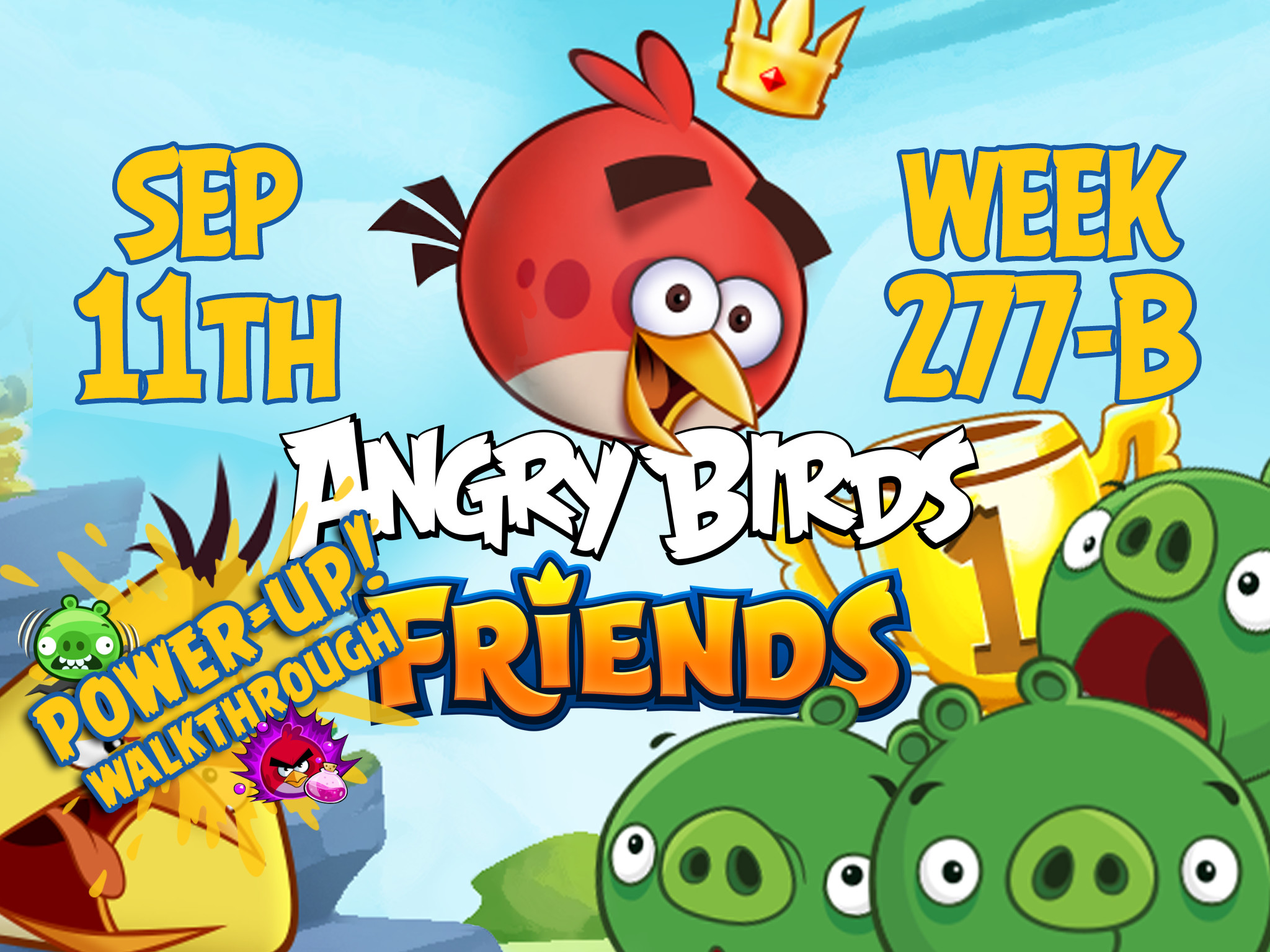 Angry Birds Friends Tournament Week 277-B Feature Image PU