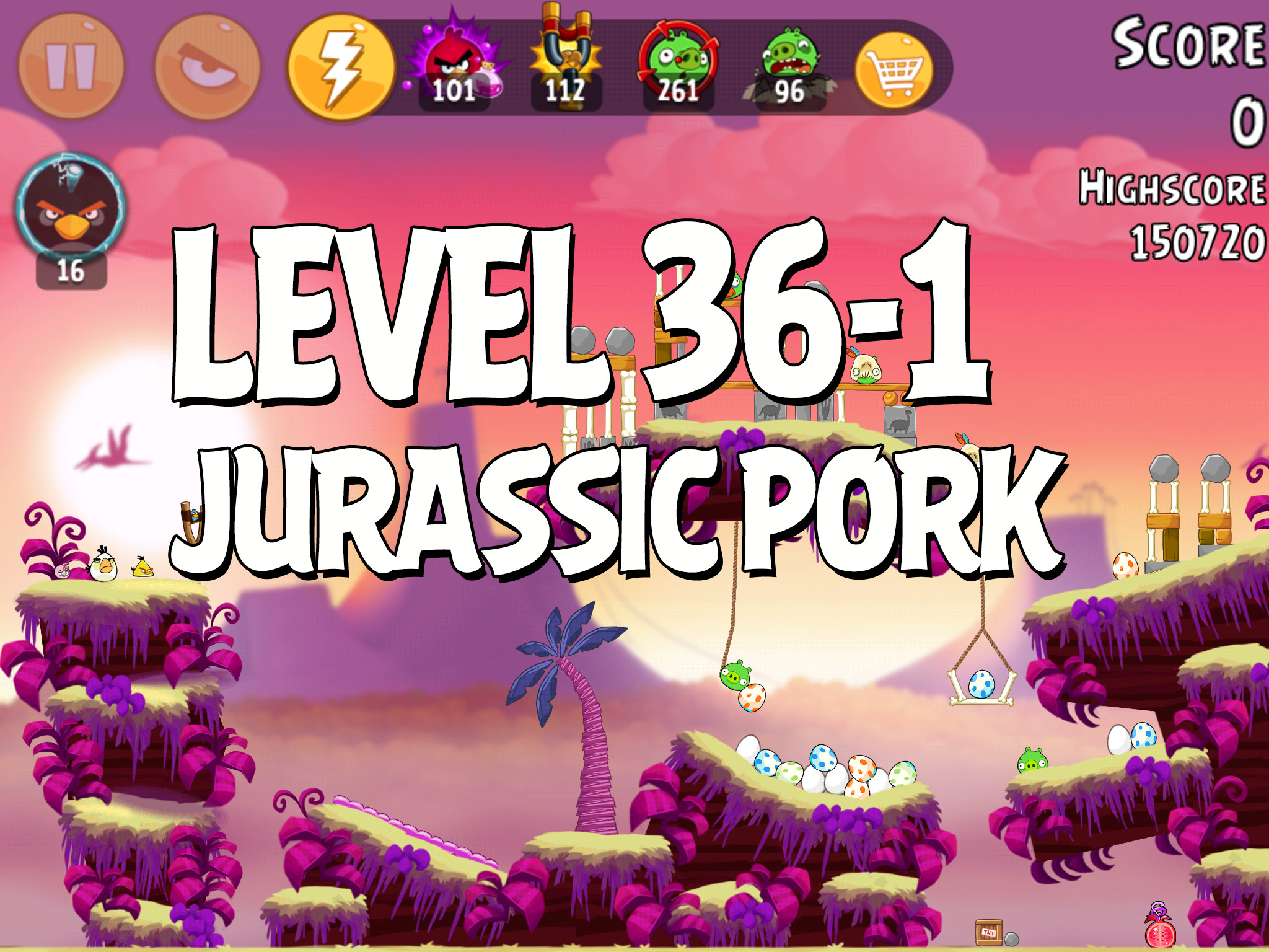 Angry-Birds-Jurassic-Pork-Level-36-1