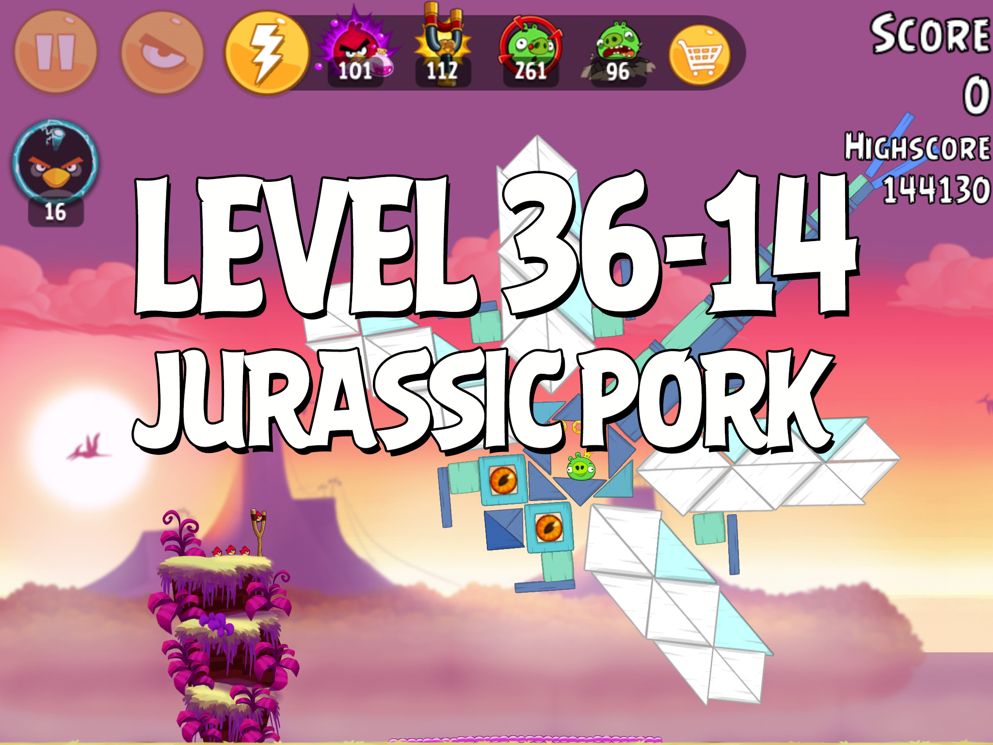 Angry-Birds-Jurassic-Pork-Level-36-14