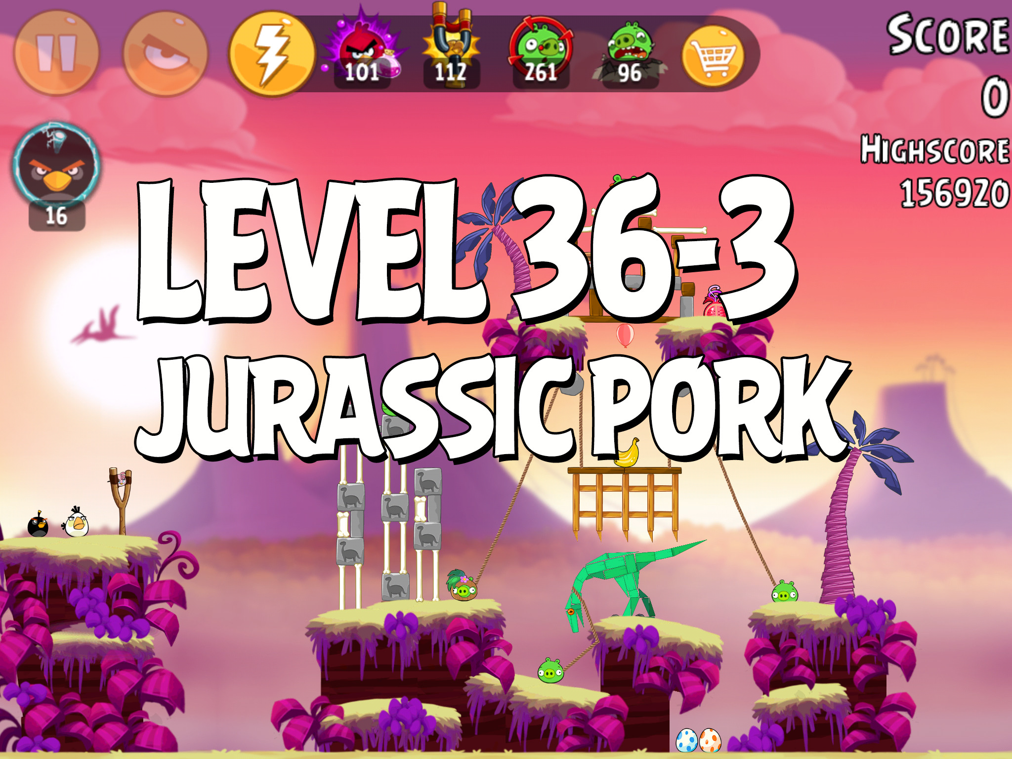 Angry-Birds-Jurassic-Pork-Level-36-3