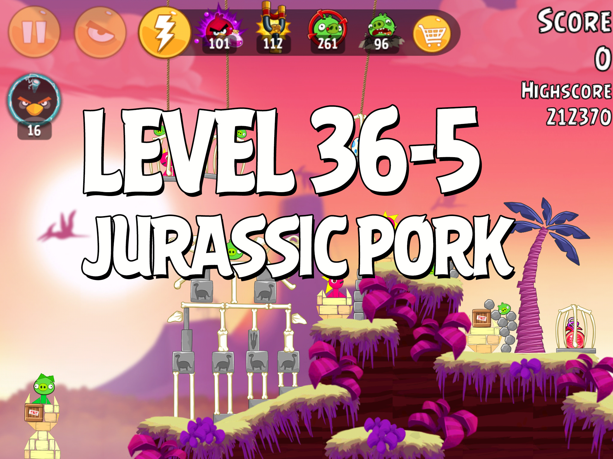 Angry-Birds-Jurassic-Pork-Level-36-5
